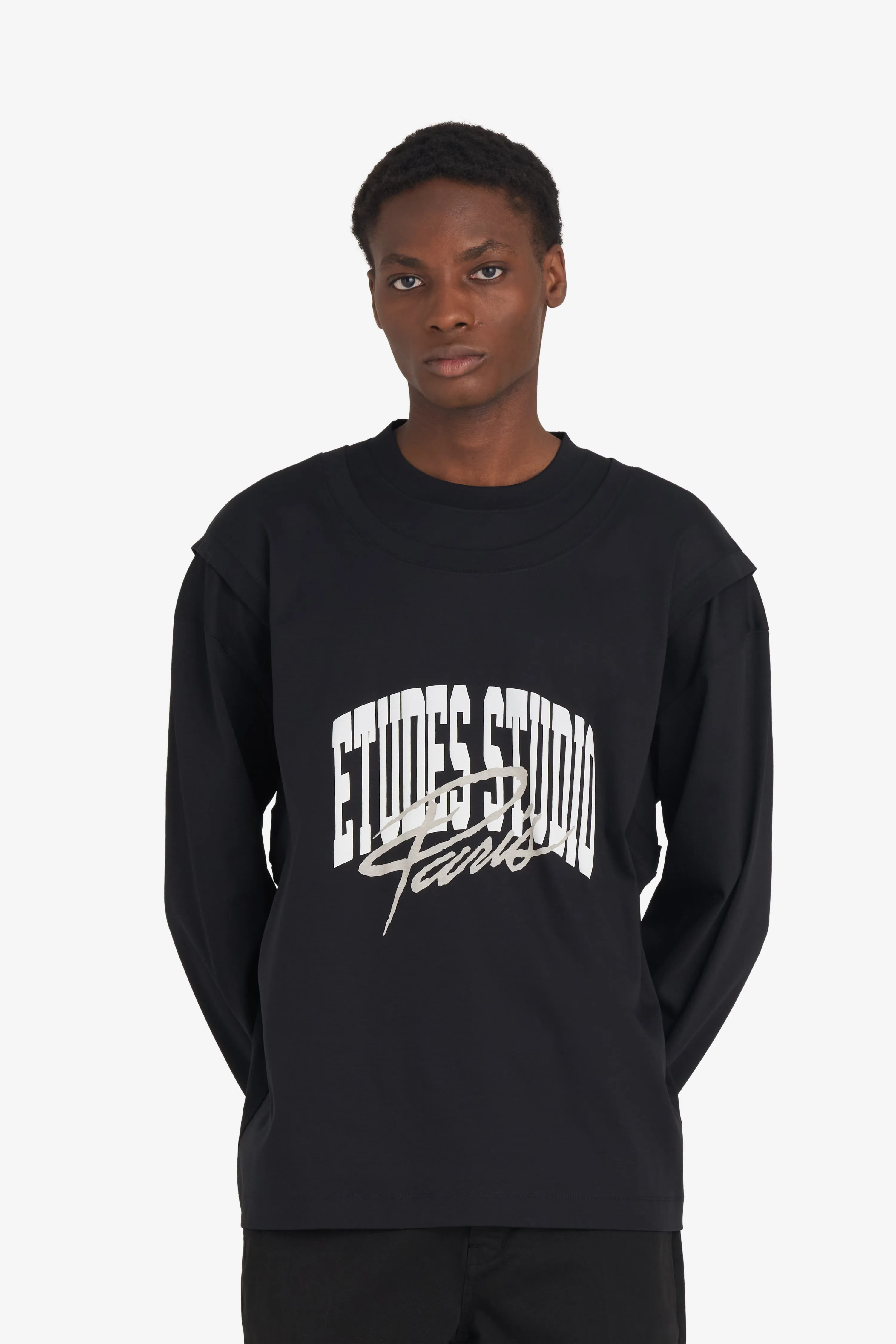 HYBRID T-SHIRT LONG SLEEVES UNIVERSITY sold by Etudes Studio product image thumbnail 2
