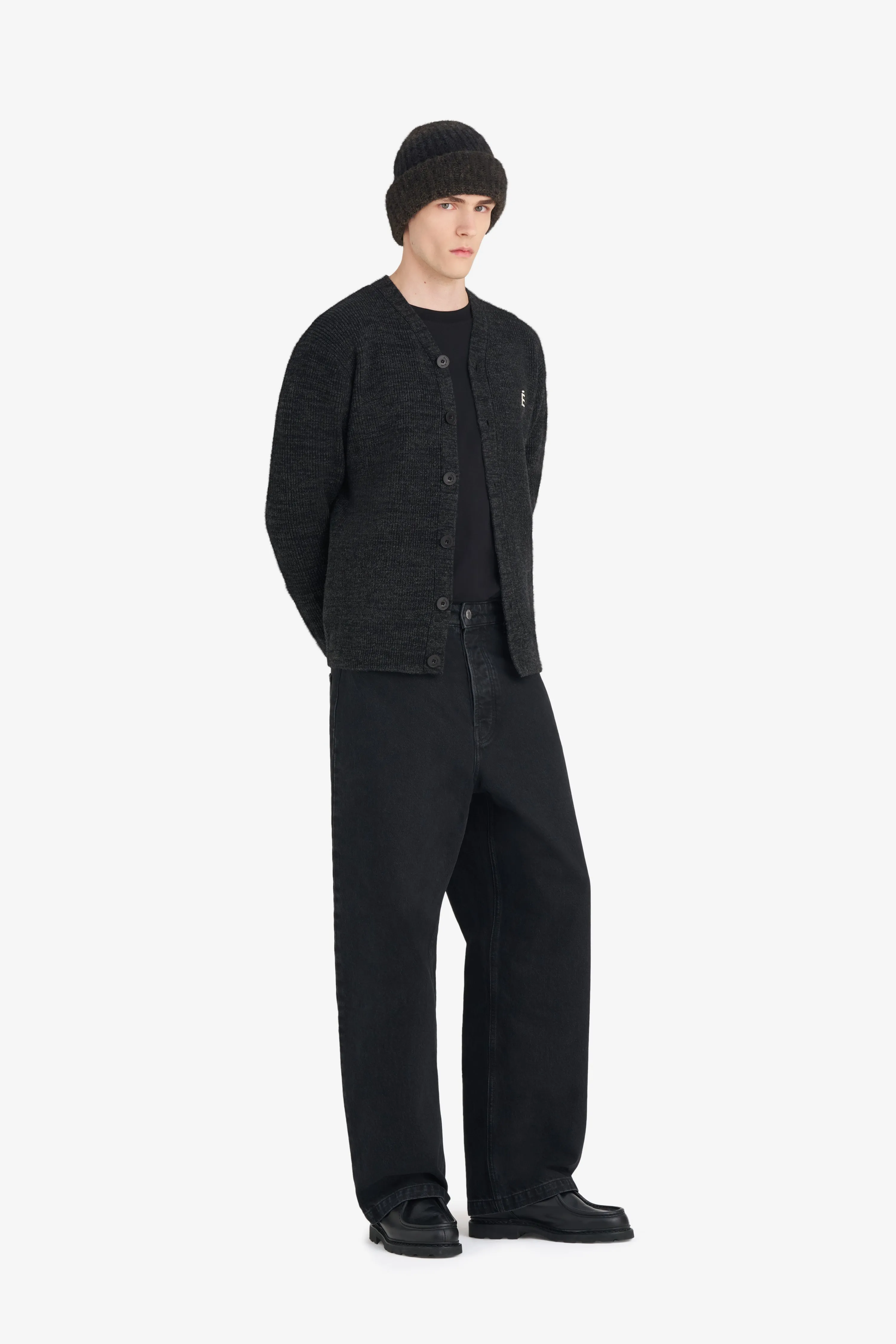 BORIS CARDIGAN ACCENT CARDIGAN - CHARCOAL sold by Etudes Studio product image thumbnail 4