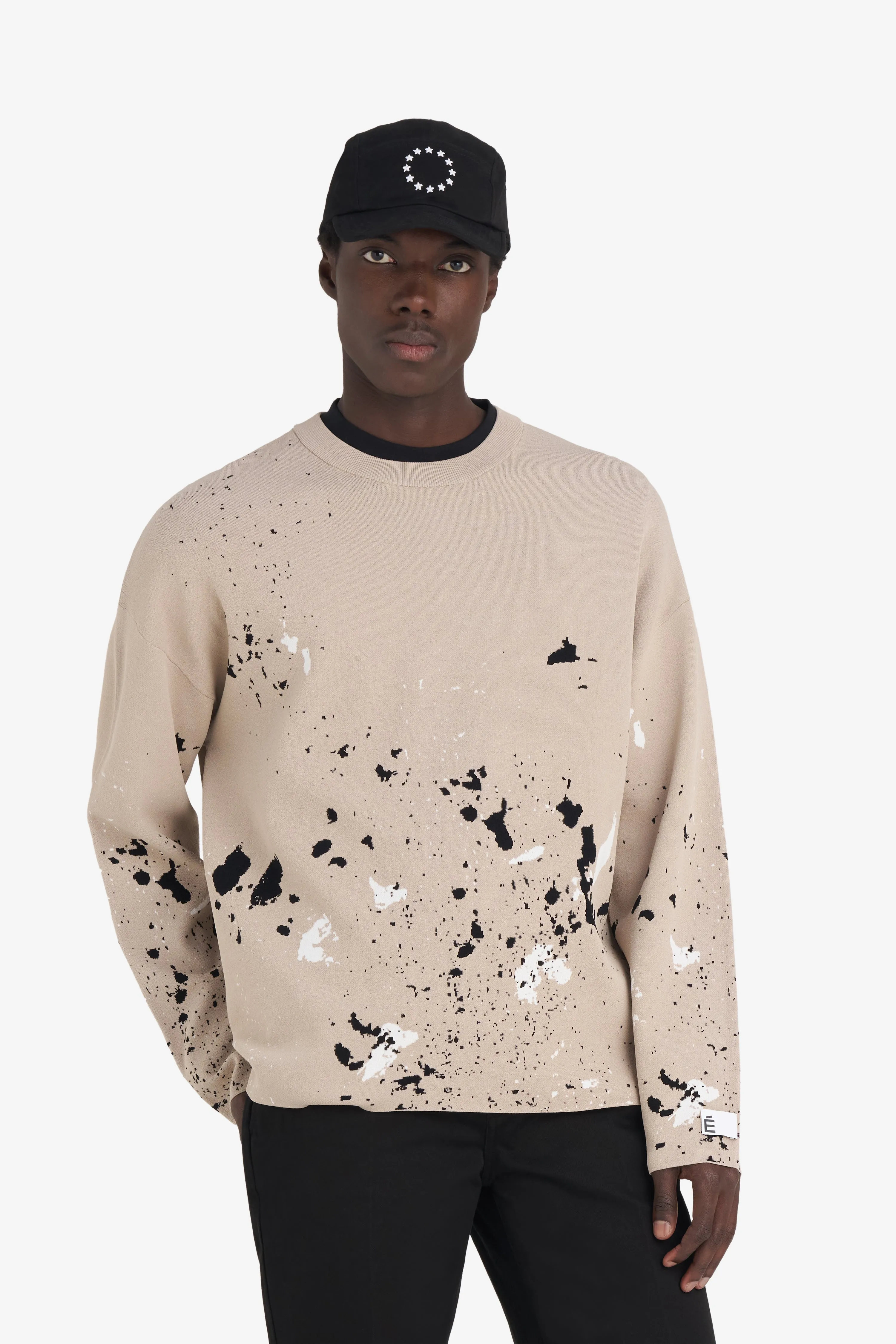 JACQUARD LONG SLEEVES ROUND NECK SPLASH sold by Etudes Studio product image thumbnail 2