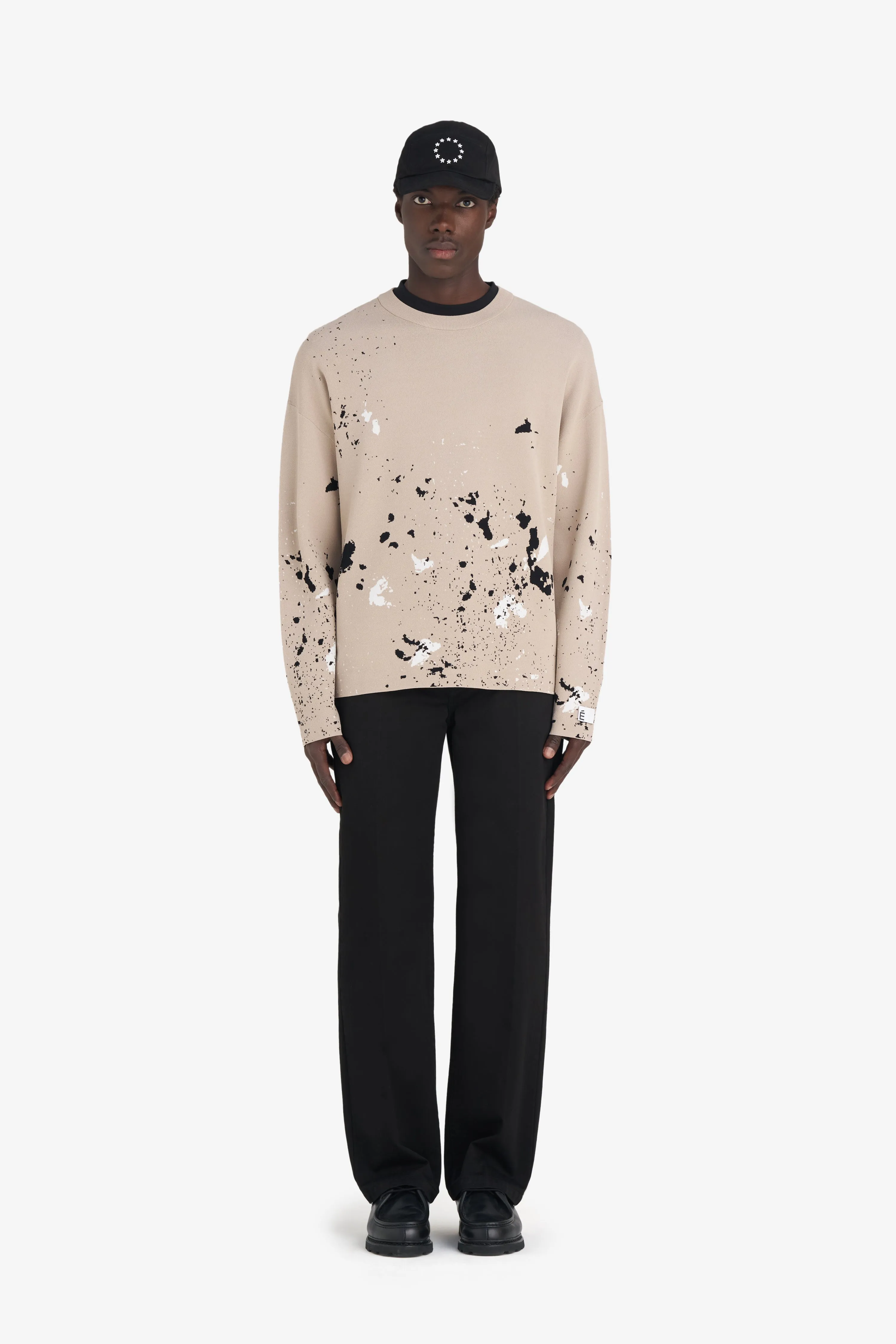 JACQUARD LONG SLEEVES ROUND NECK SPLASH sold by Etudes Studio product image thumbnail 3