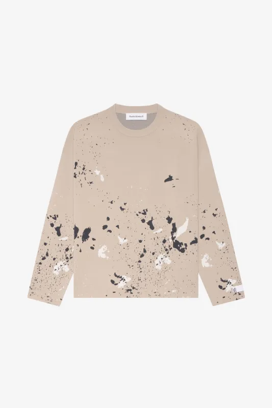 JACQUARD LONG SLEEVES ROUND NECK SPLASH sold by Etudes Studio