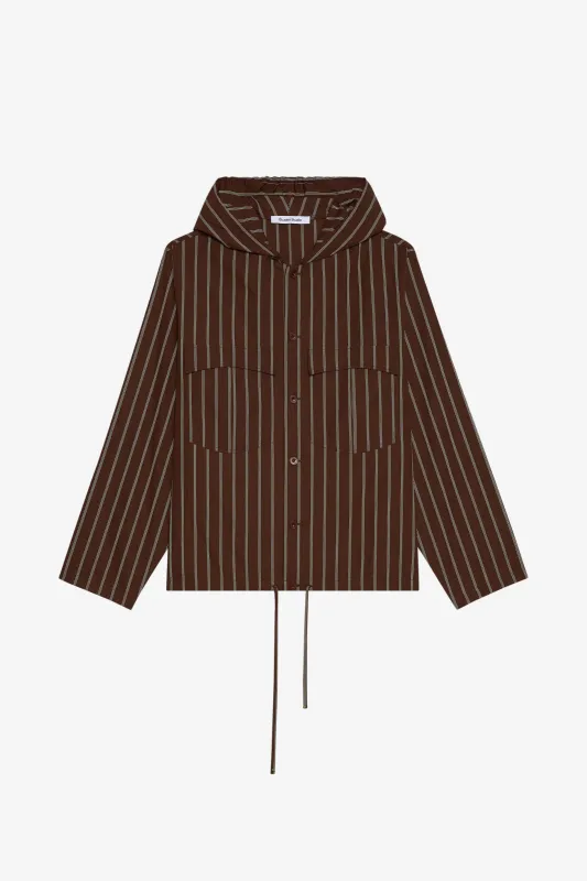 HOODED SHIRT STRIPED sold by Etudes Studio
