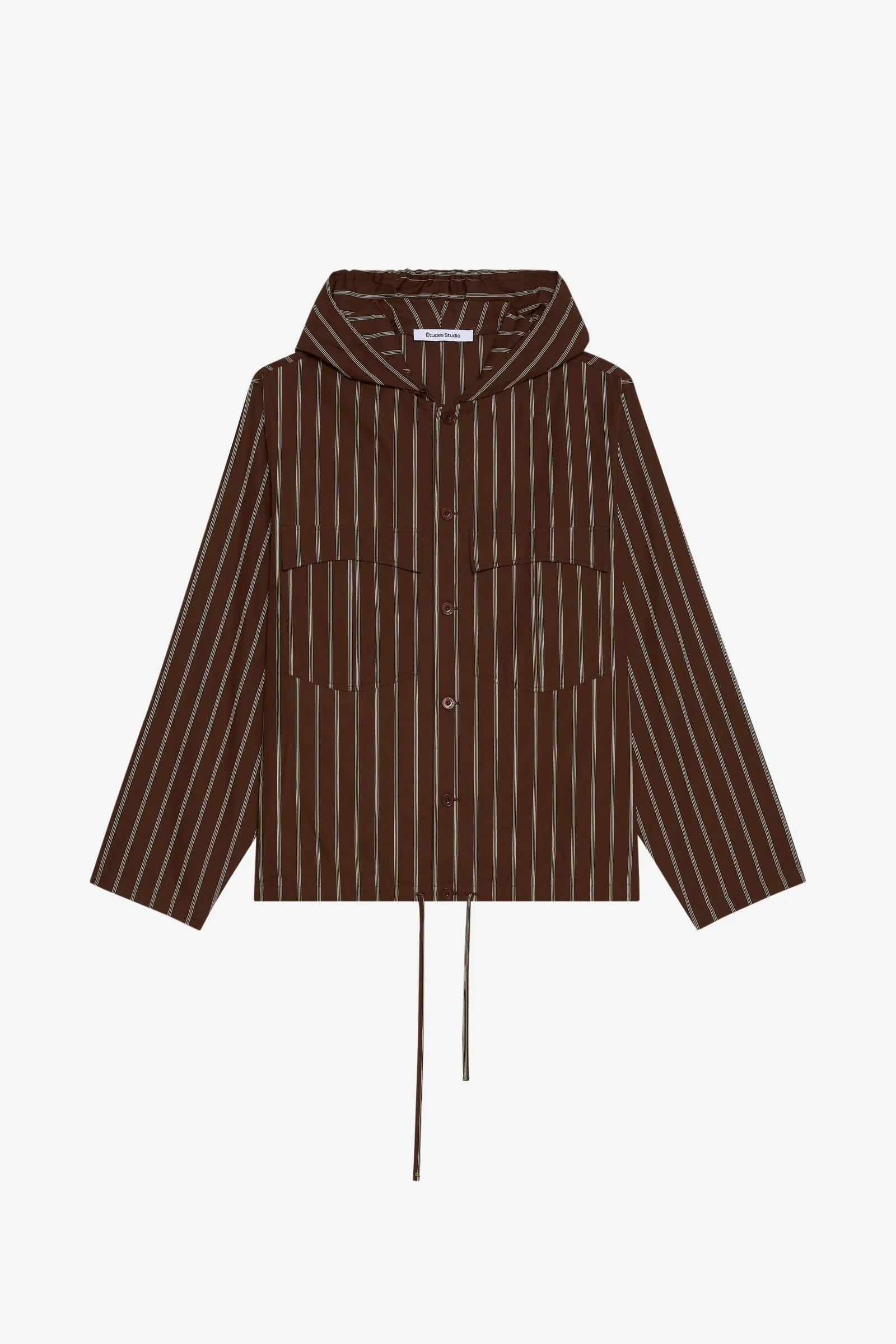 HOODED SHIRT STRIPED sold by Etudes Studio