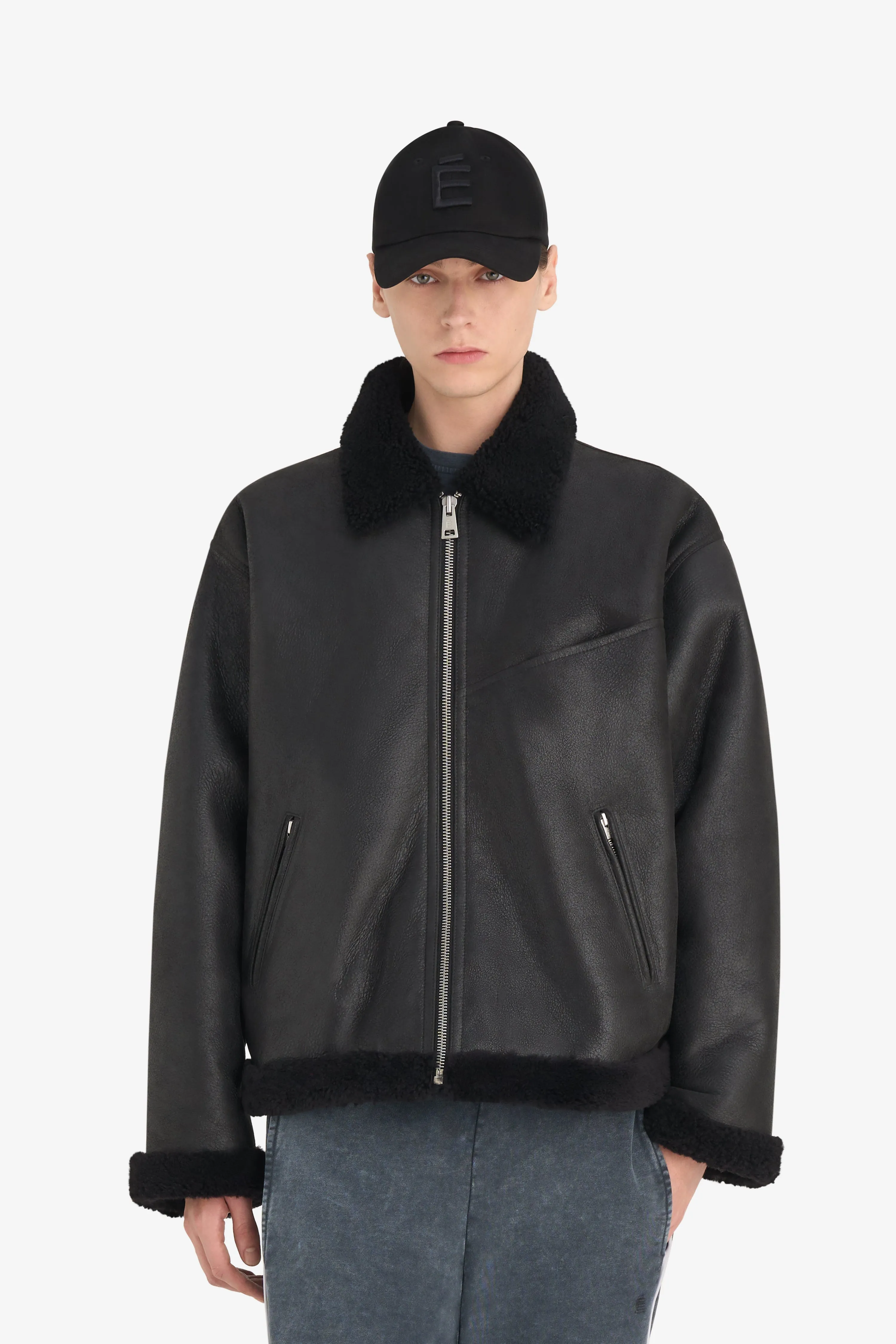 BOXY SHEARLING JACKET sold by Etudes Studio product image thumbnail 2