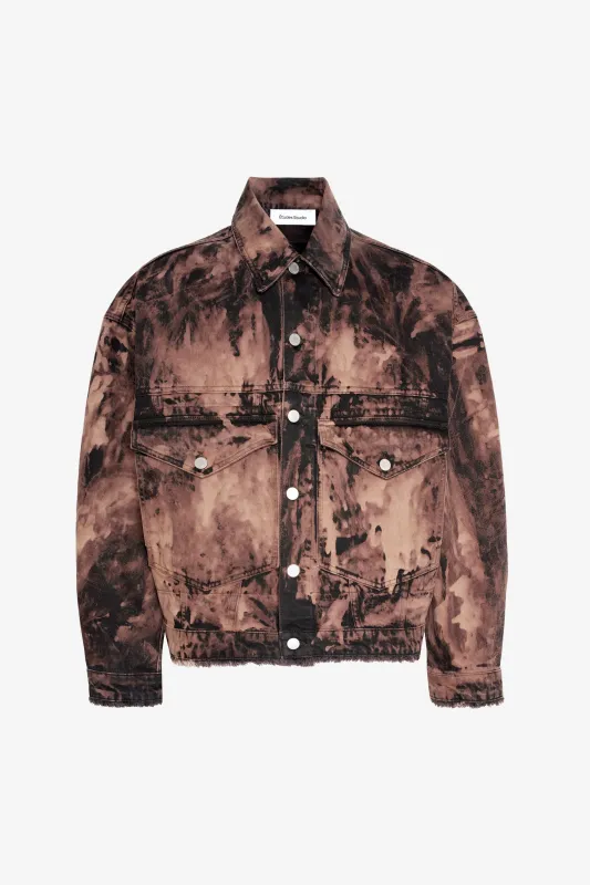 LOOSE DENIM JACKET BLEACH sold by Etudes Studio