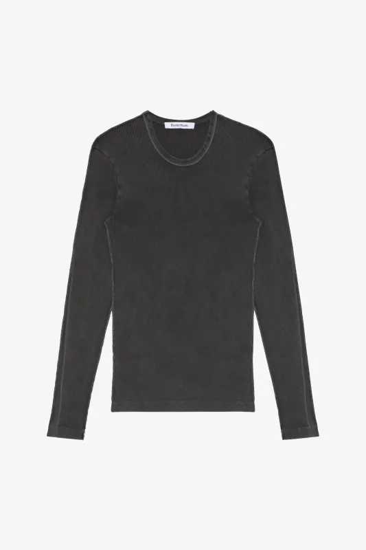 RIB LONG SLEEVES T-SHIRT WASH sold by Etudes Studio