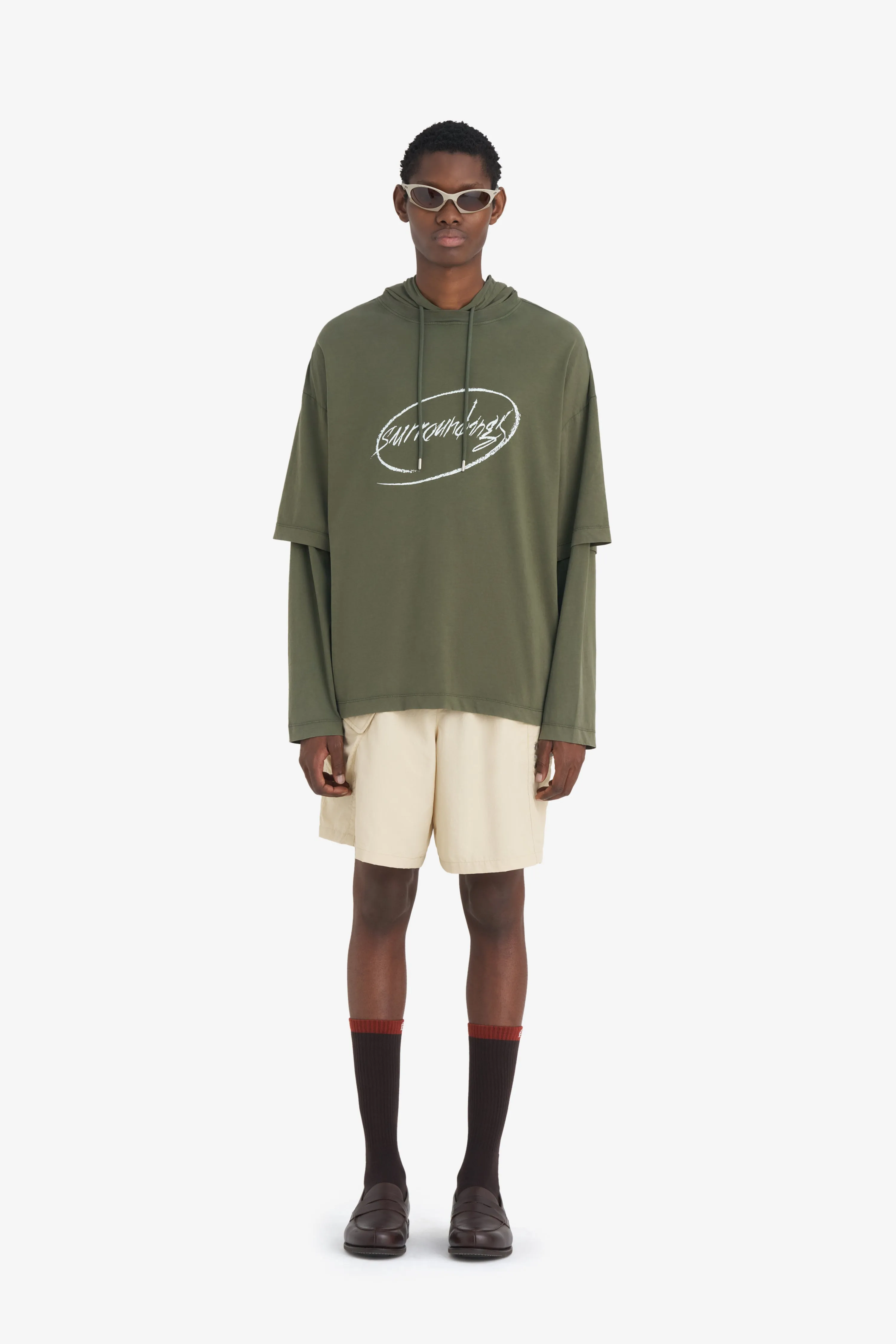 HOODED T-SHIRT SURROUNDINGS sold by Etudes Studio product image thumbnail 3