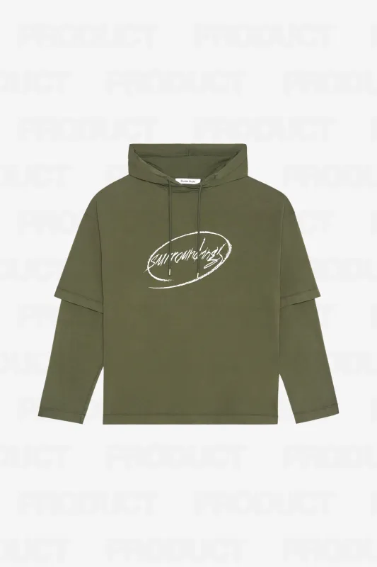HOODED T-SHIRT SURROUNDINGS made by Etudes Studio