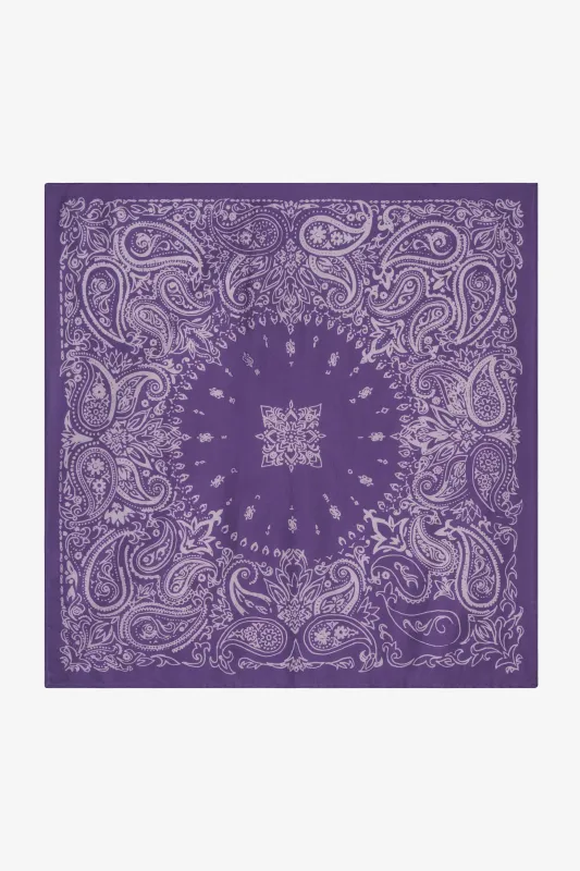 DIALOGUE PAISLEY SCARF - PURPLE sold by Etudes Studio
