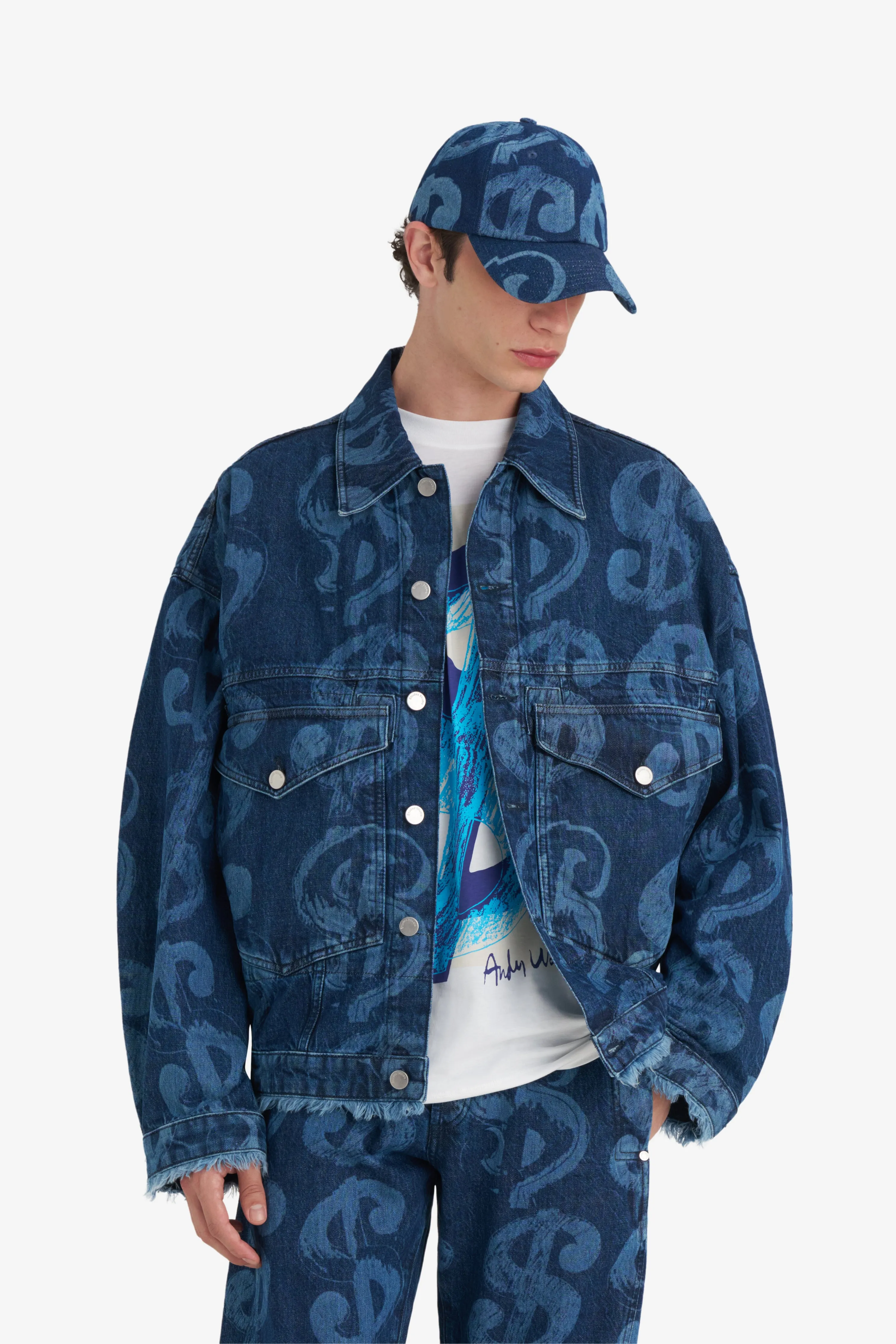 LOOSE DENIM JACKET ANDY WARHOL sold by Etudes Studio product image thumbnail 5
