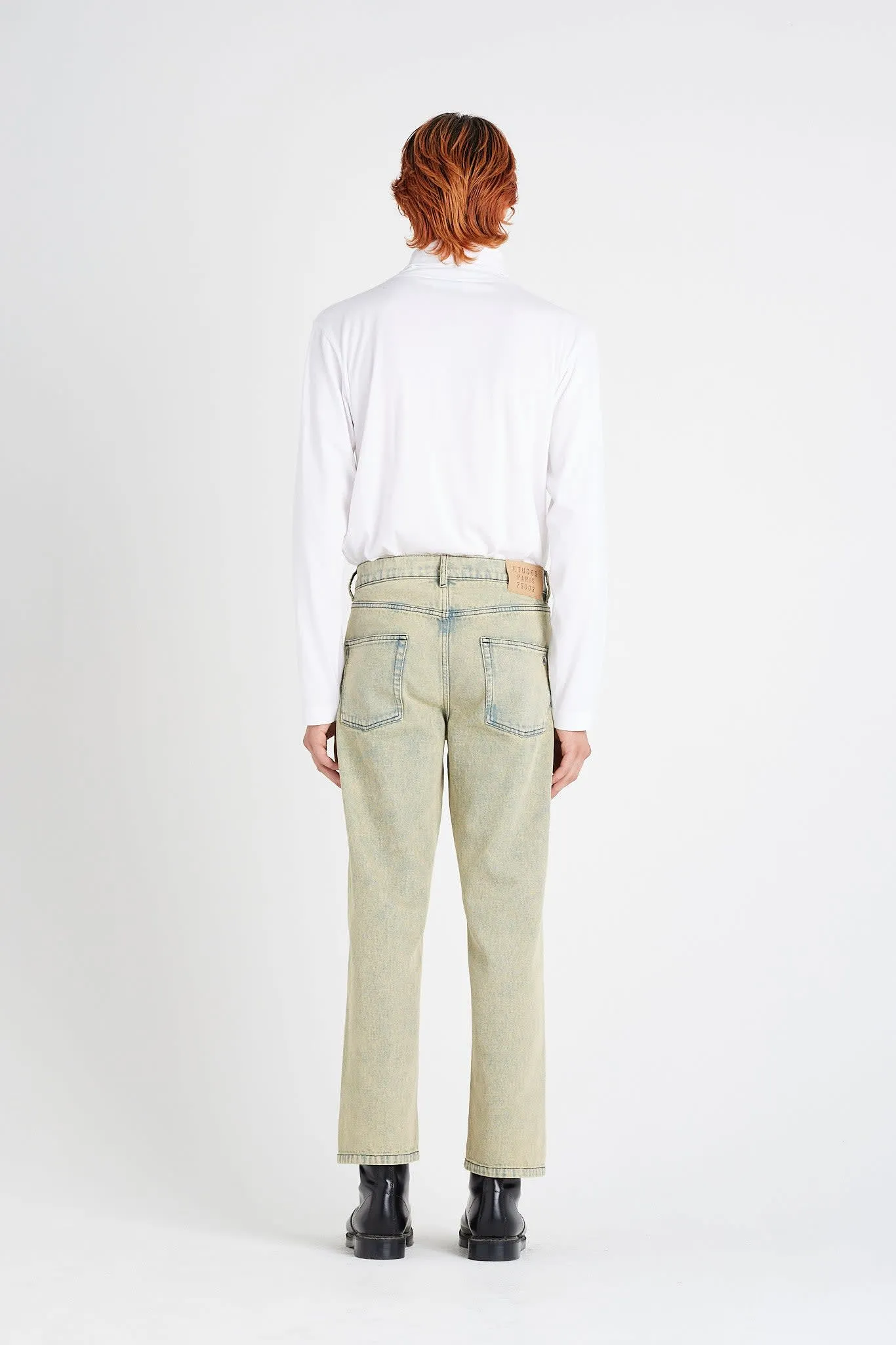 SIDE DENIM OVERDYED YELLOW sold by Etudes Studio product image thumbnail 3