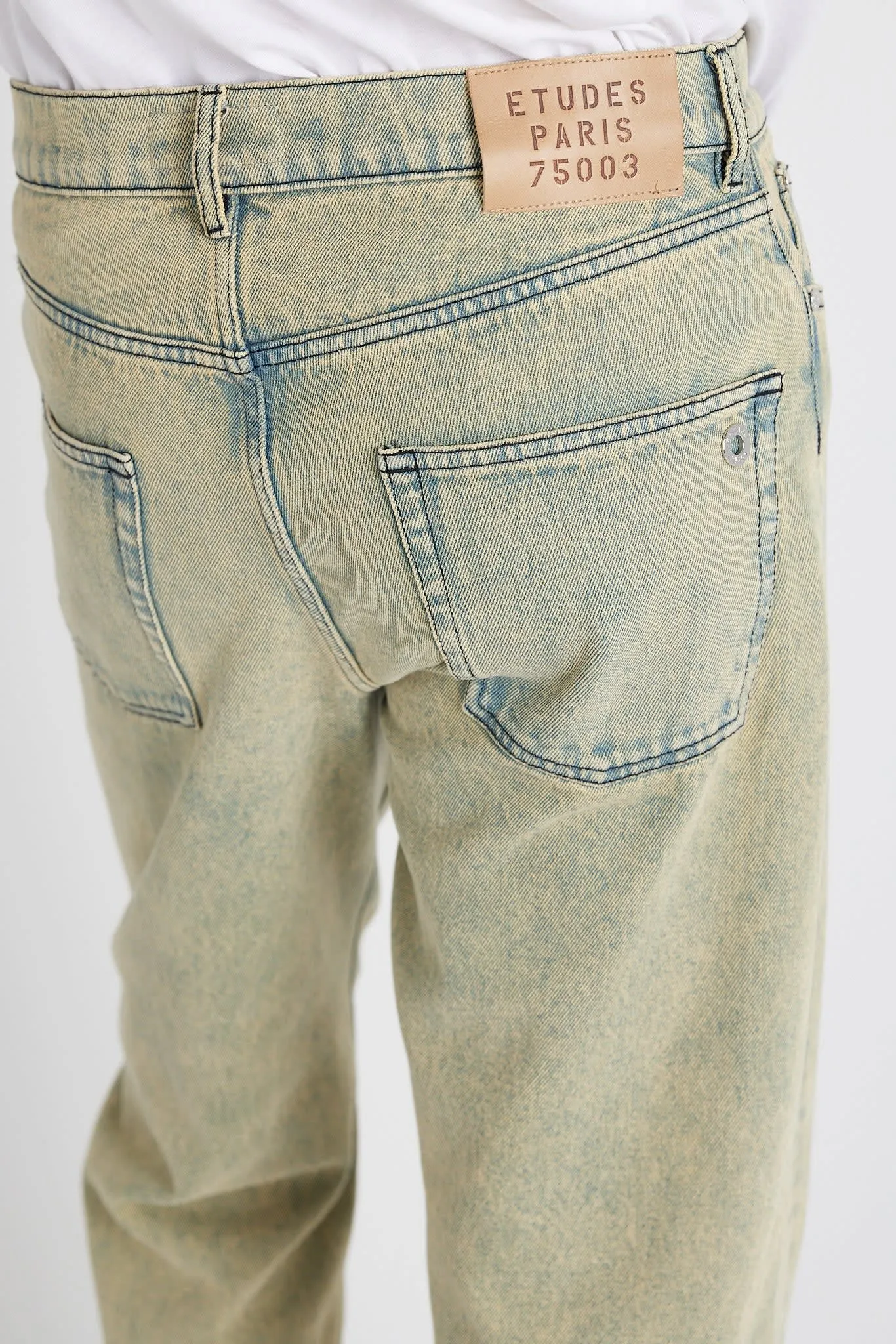 SIDE DENIM OVERDYED YELLOW sold by Etudes Studio product image thumbnail 5