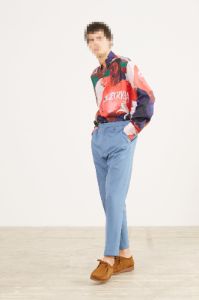 REVOLTE TROUSERS SKY BLUE sold by Etudes Studio