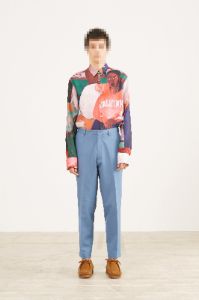 REVOLTE TROUSERS SKY BLUE sold by Etudes Studio