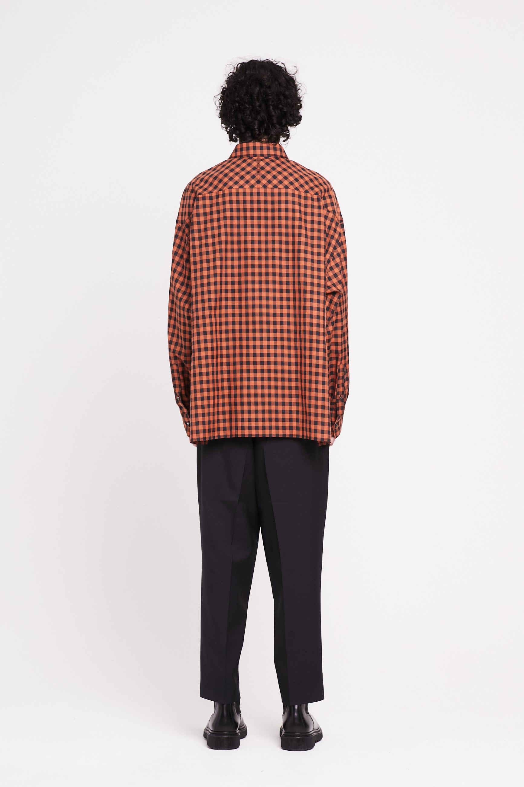 ILLUSION CHECK ORANGE sold by Etudes Studio product image thumbnail 3