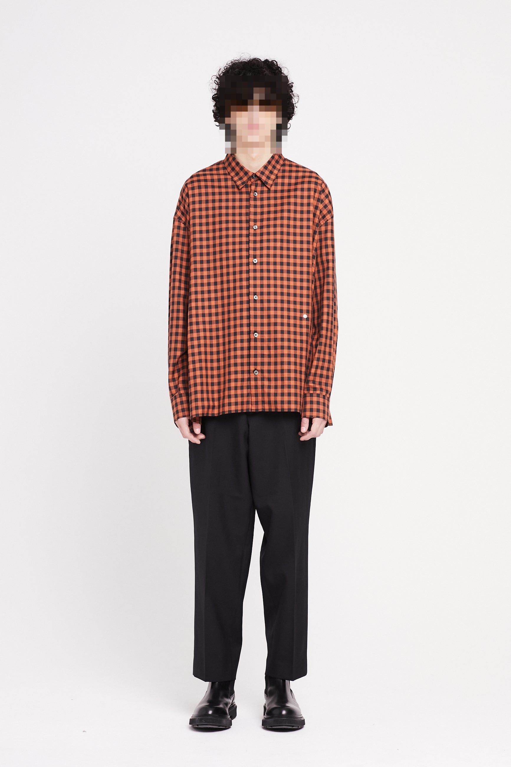 ILLUSION CHECK ORANGE sold by Etudes Studio product image thumbnail 2