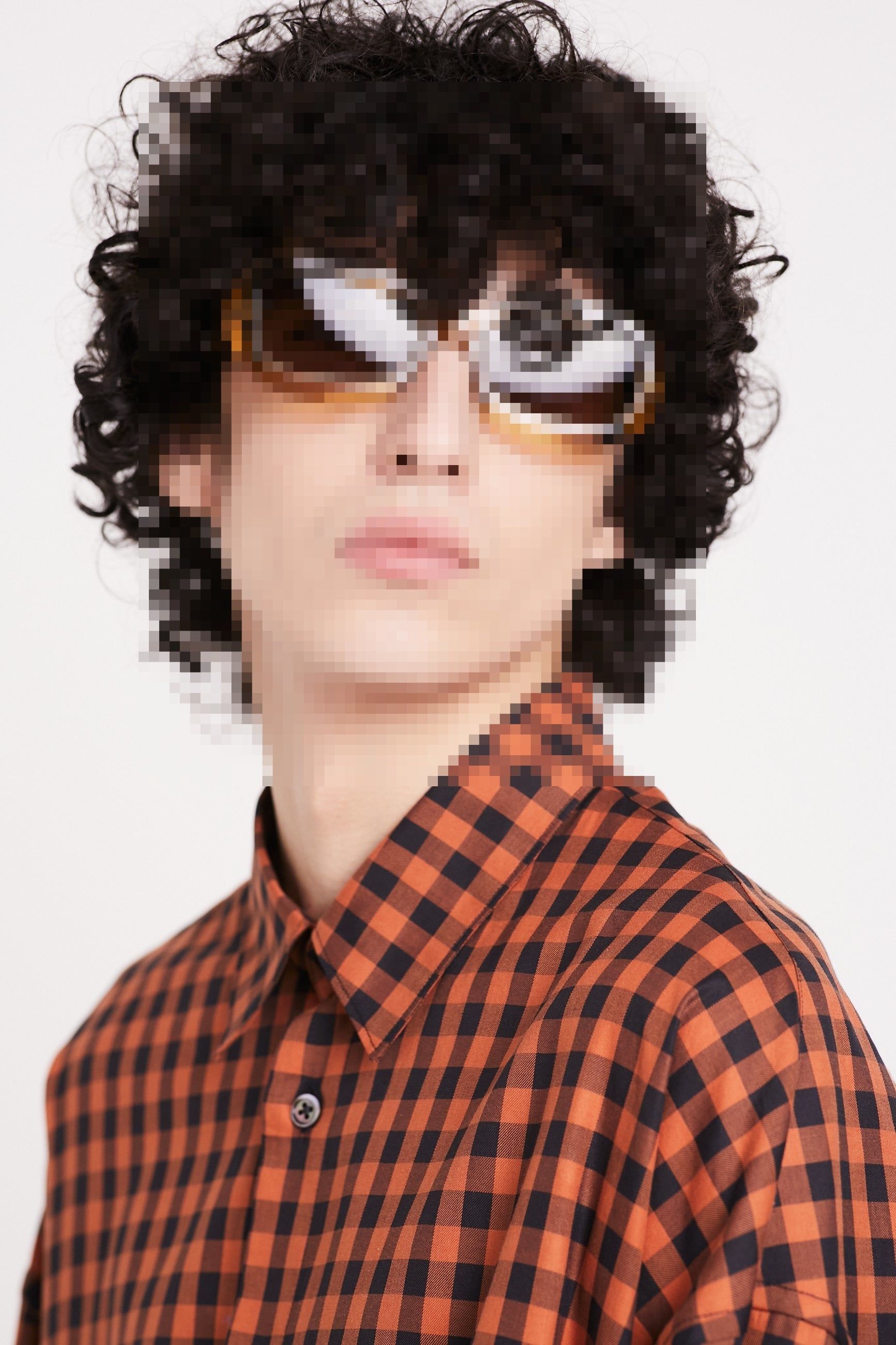 ILLUSION CHECK ORANGE sold by Etudes Studio product image thumbnail 5