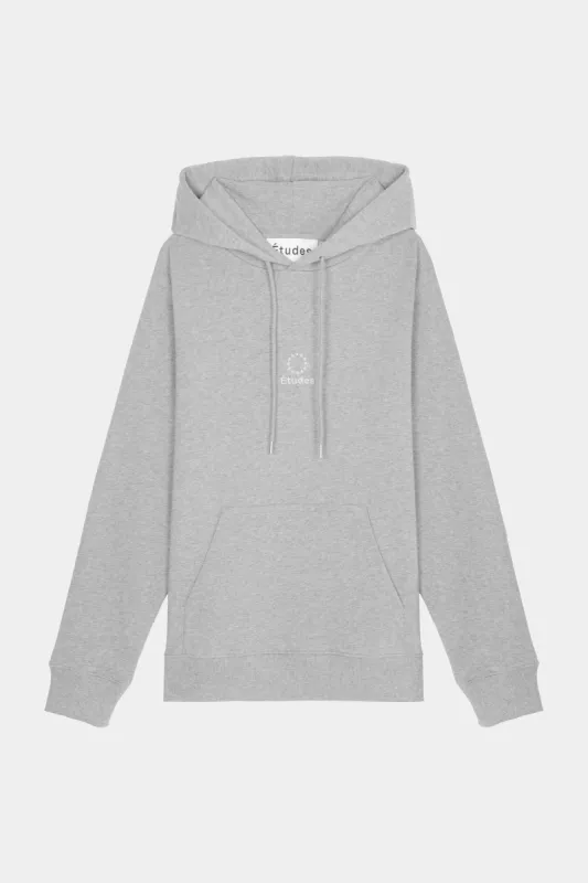 HOODIE LOGO HEATHER GREY sold by Etudes Studio