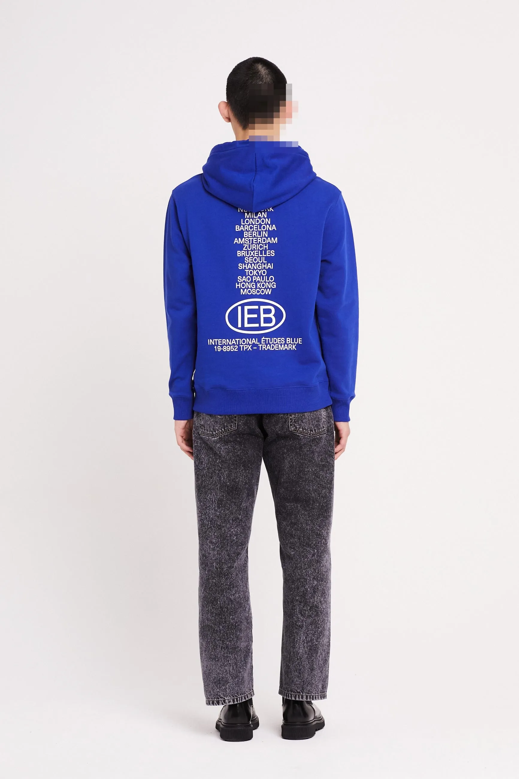 HOODIE IEB BLUE sold by Etudes Studio product image thumbnail 3