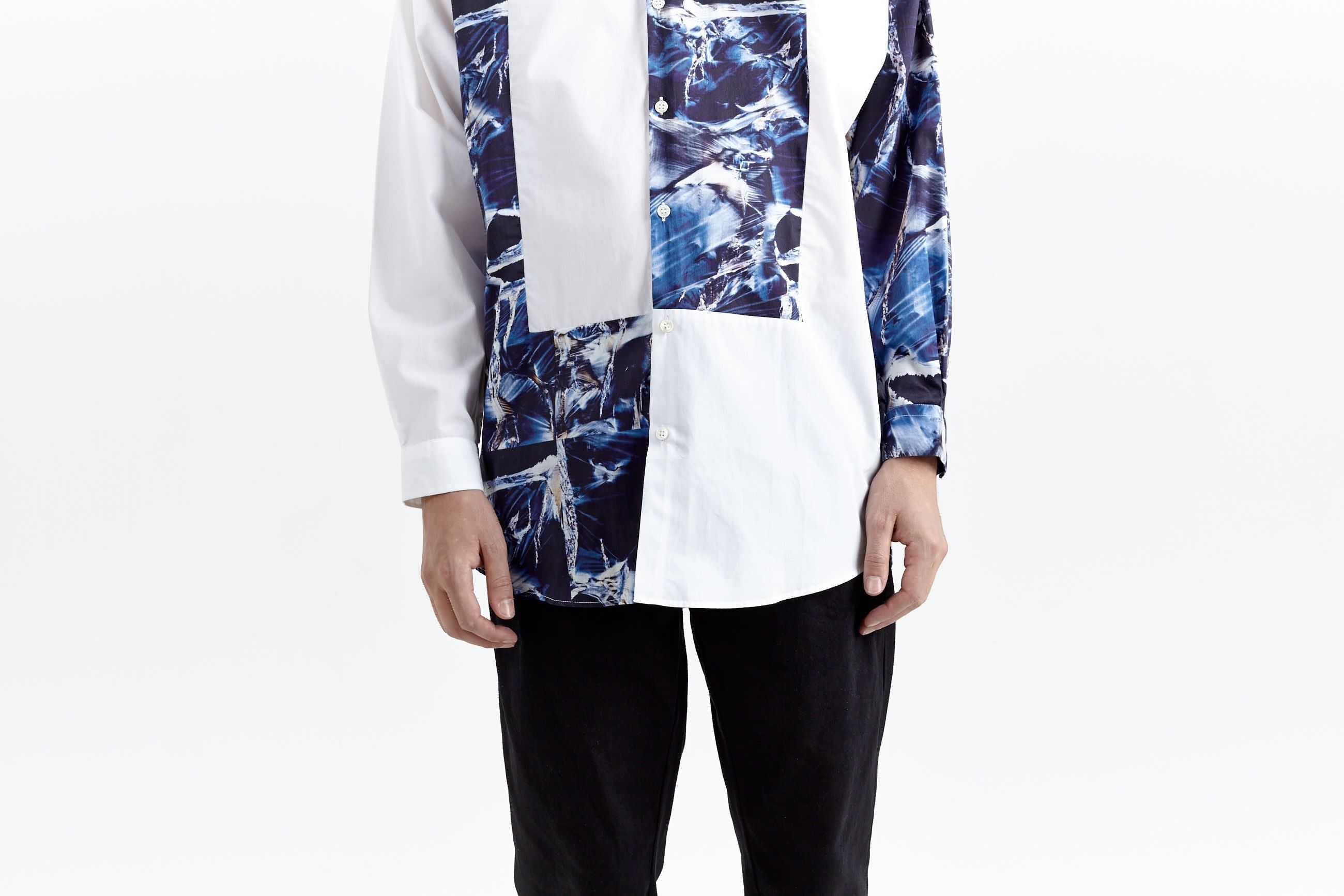 Ombre Shirt PW White Marble sold by Etudes Studio product image thumbnail 4