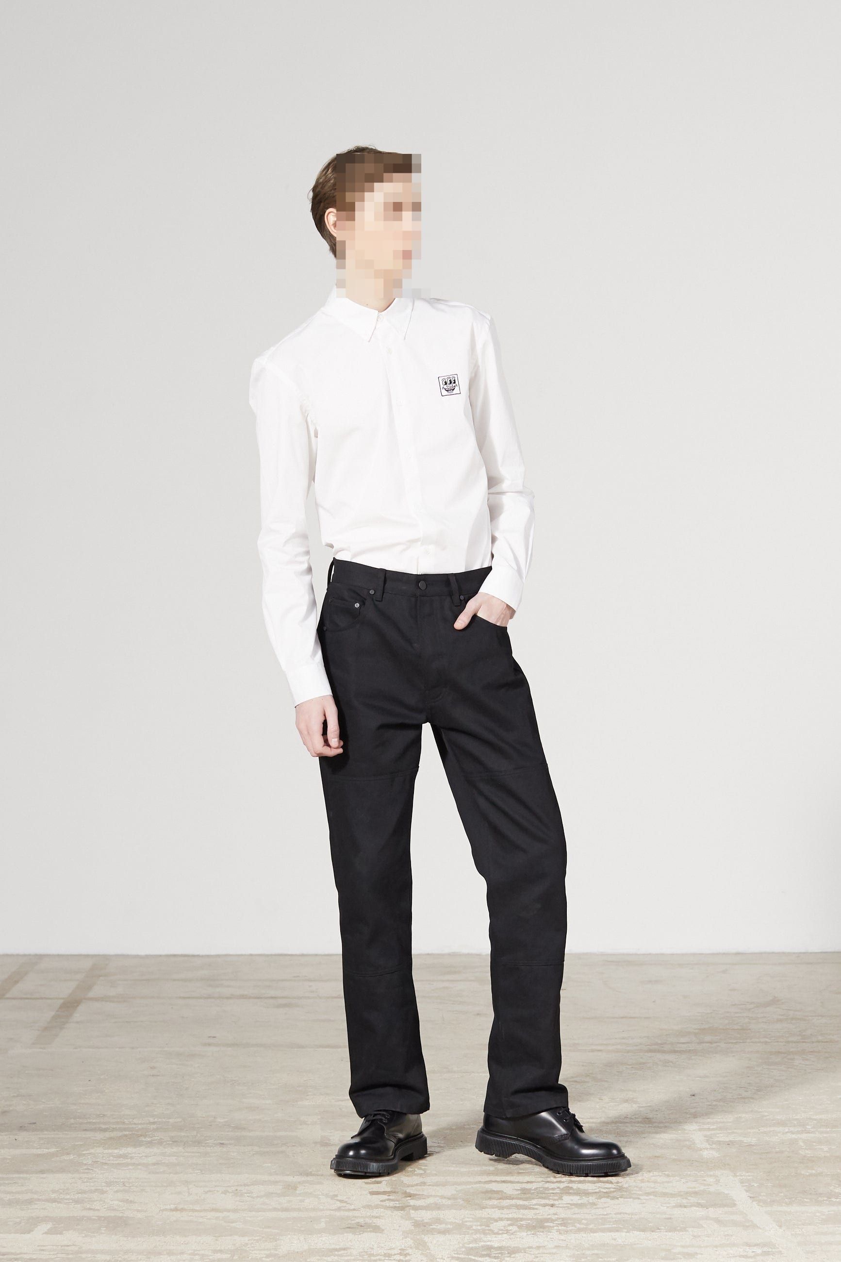 CORNER DENIM KEITH HARING BLACK TROUSERS sold by Etudes Studio product image thumbnail 4