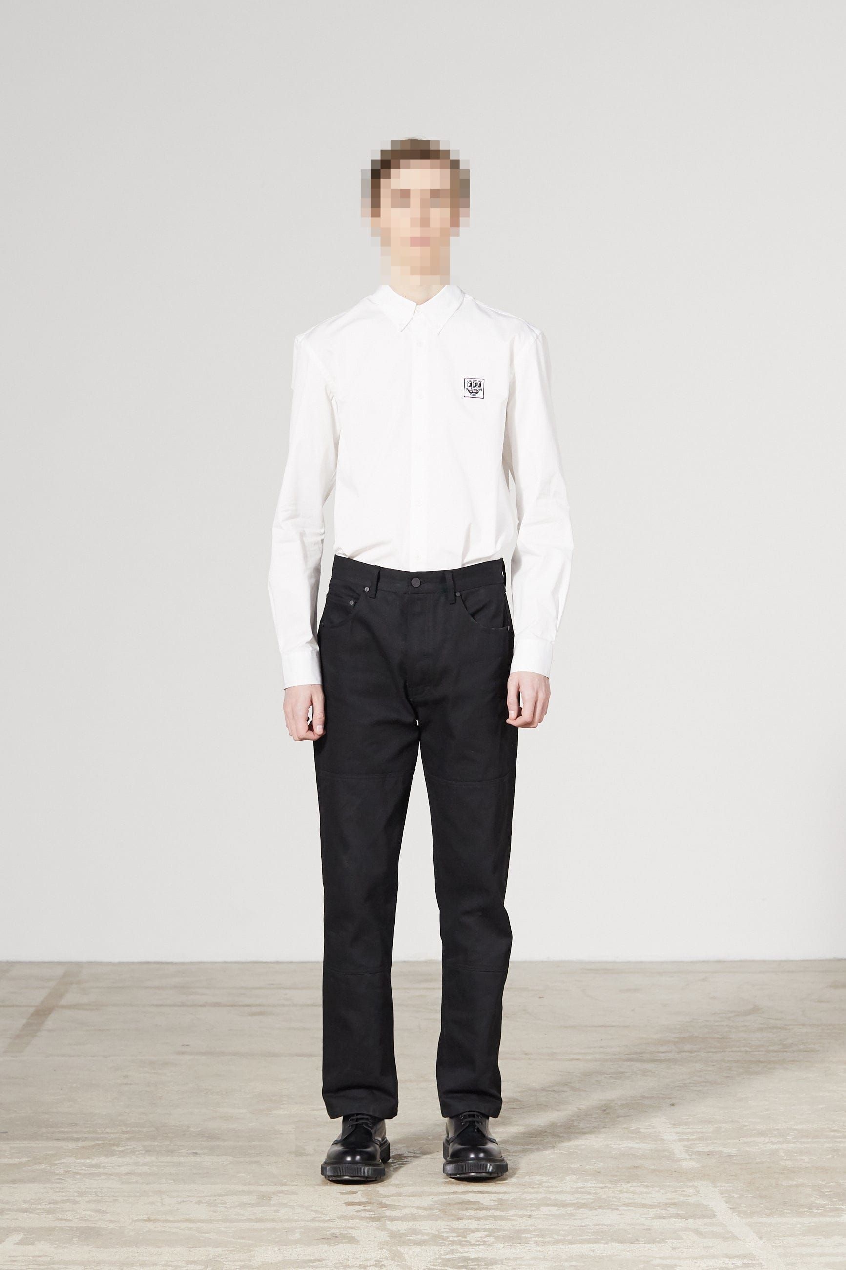 CORNER DENIM KEITH HARING BLACK TROUSERS sold by Etudes Studio