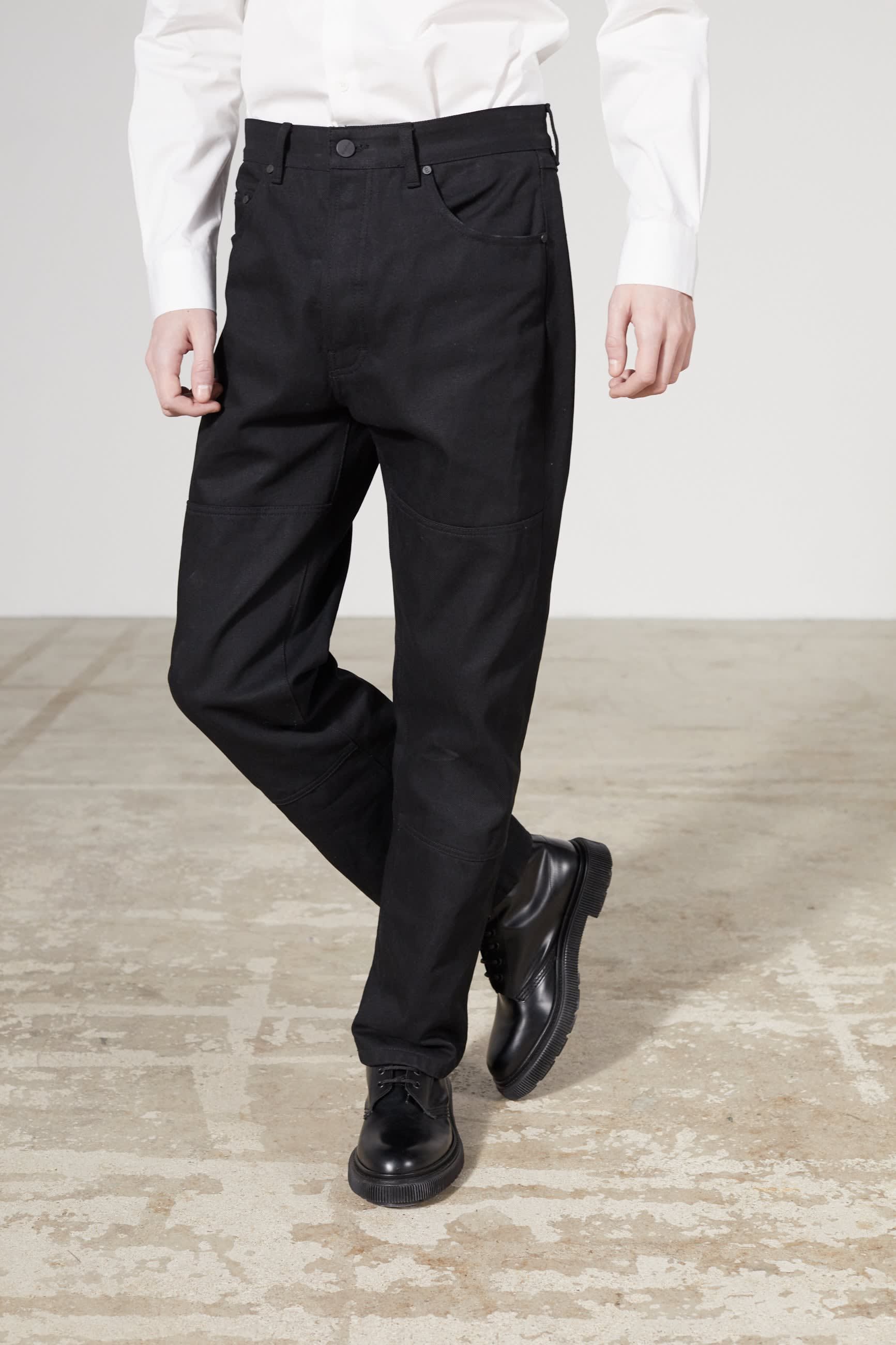 CORNER DENIM KEITH HARING BLACK TROUSERS sold by Etudes Studio product image thumbnail 5