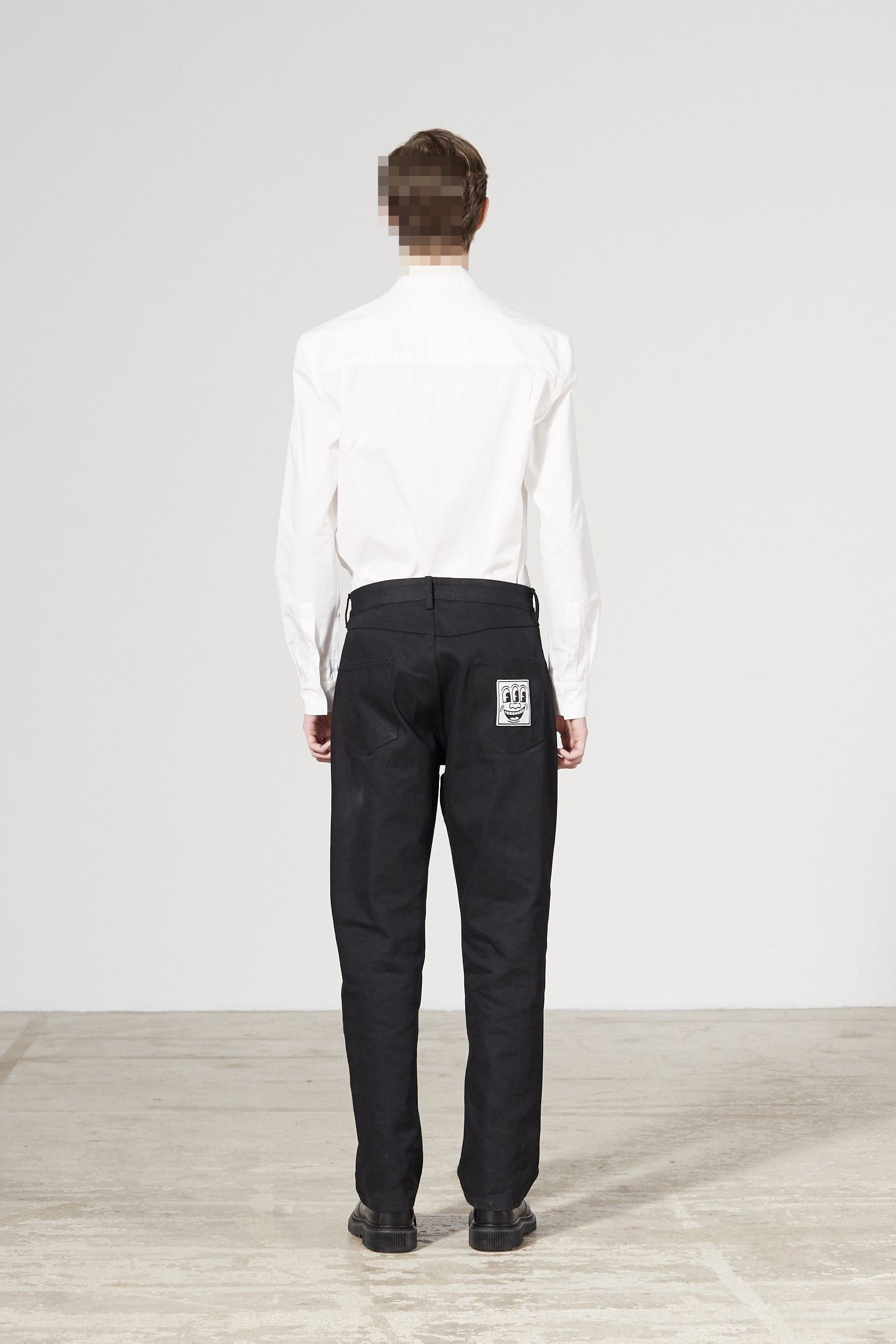 CORNER DENIM KEITH HARING BLACK TROUSERS sold by Etudes Studio product image thumbnail 3
