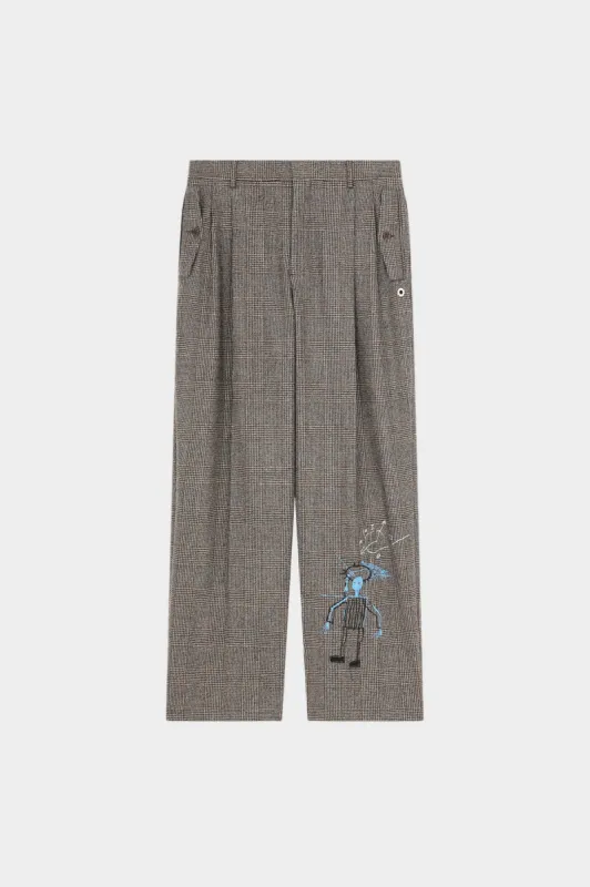 VISION PESO NETO CHECK BLACK BROWN sold by Etudes Studio