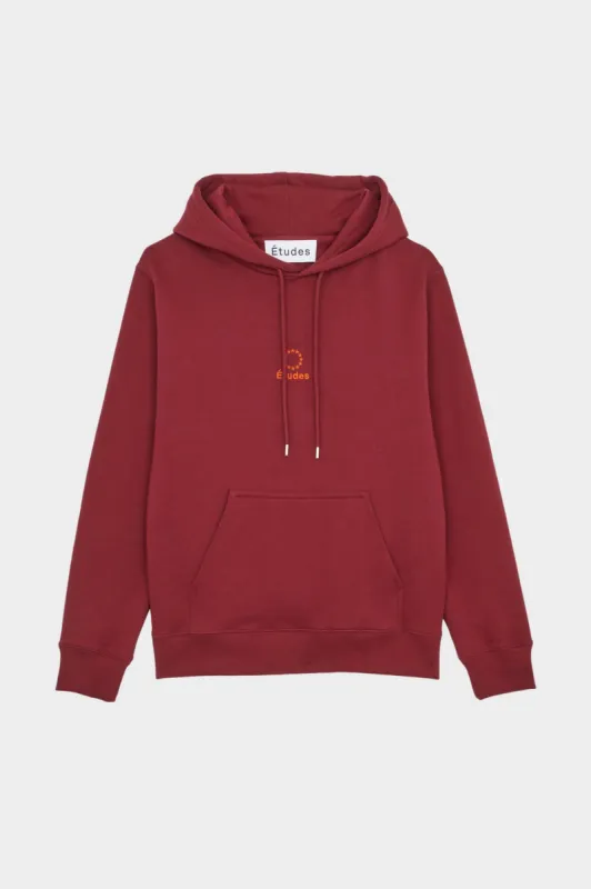 HOODIE LOGO BURGUNDY sold by Etudes Studio