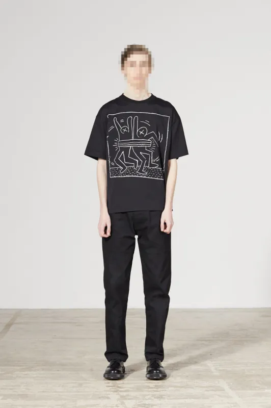 MUSEUM KEITH HARING X MTA BLACK T-SHIRT sold by Etudes Studio