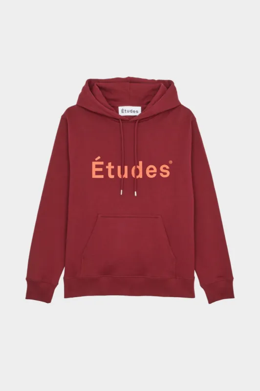 HOODIE ÉTUDES BURGUNDY sold by Etudes Studio