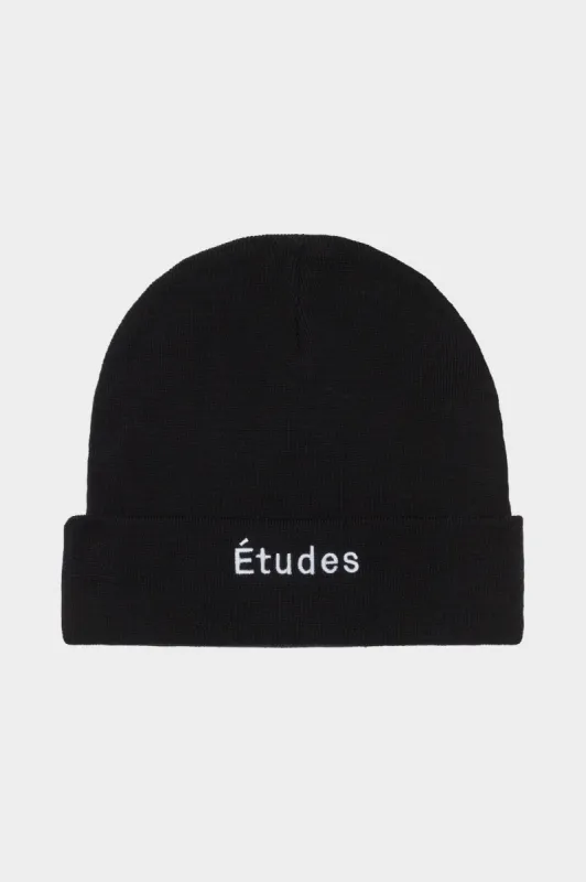 BEANIE ÉTUDES BLACK sold by Etudes Studio