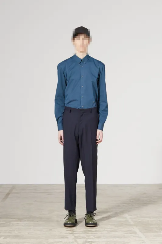 REVOLTE TROUSERS NAVY sold by Etudes Studio