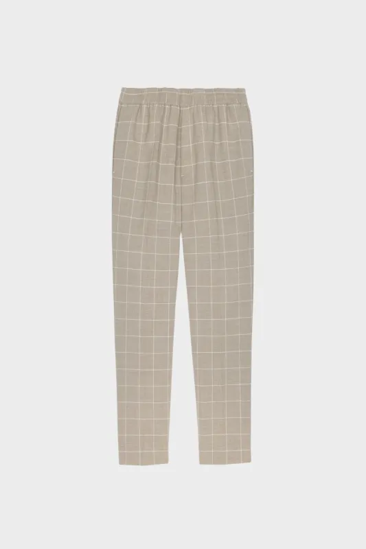 ROMANCE WOOL BROWN CHECK sold by Etudes Studio