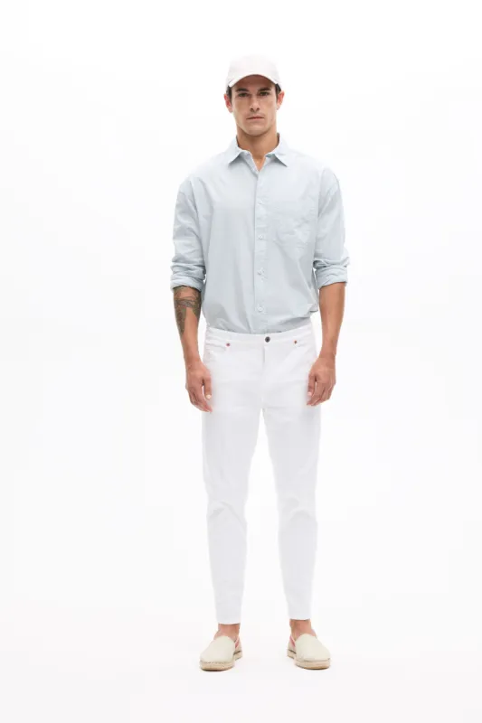 Carrot Bull Five Pockets Garment Dyed for Man 046U 3881 sold by European Culture