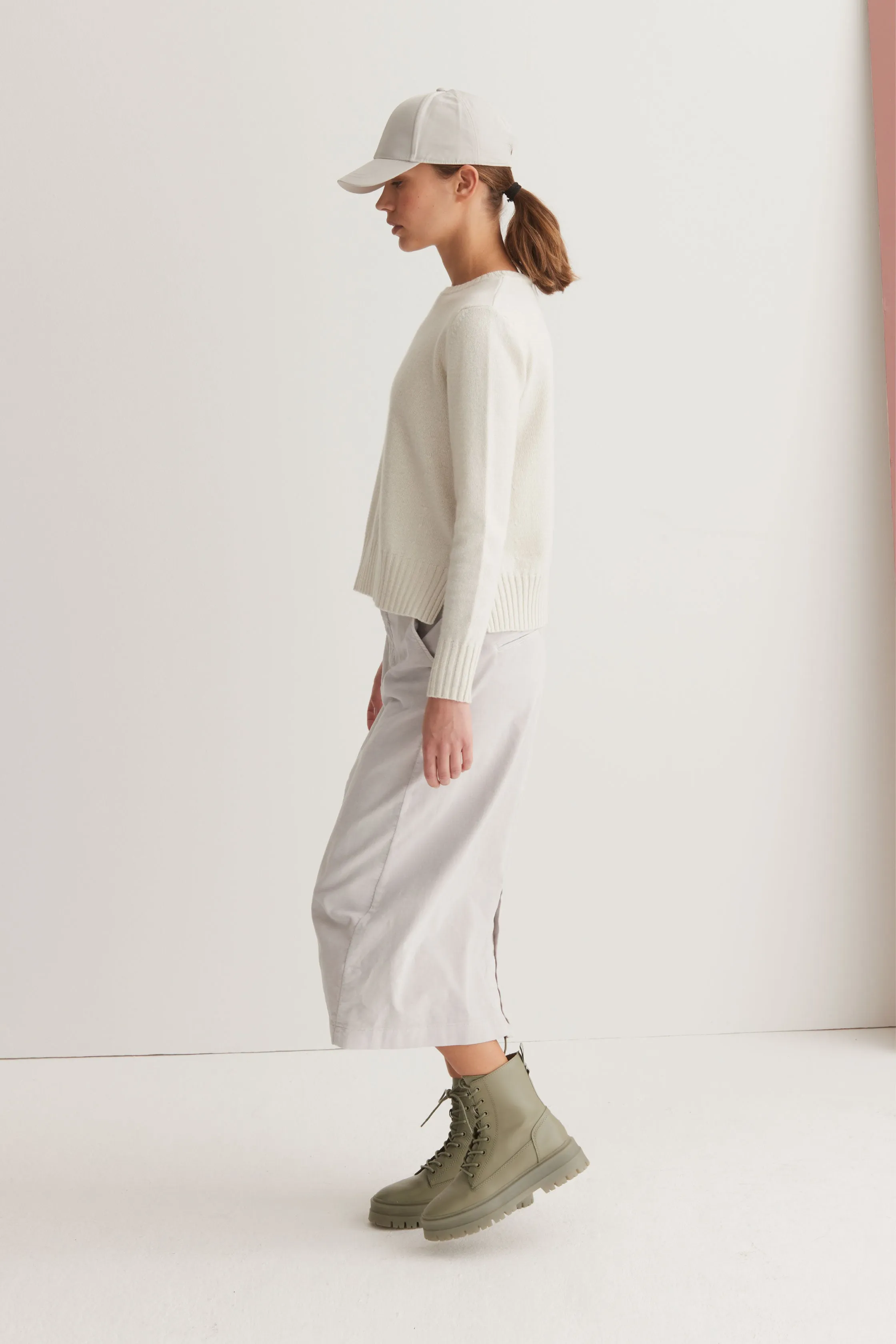 Chino-Inspired Midi Skirt Garment Dyed 256U 0498 sold by European Culture product image thumbnail 5