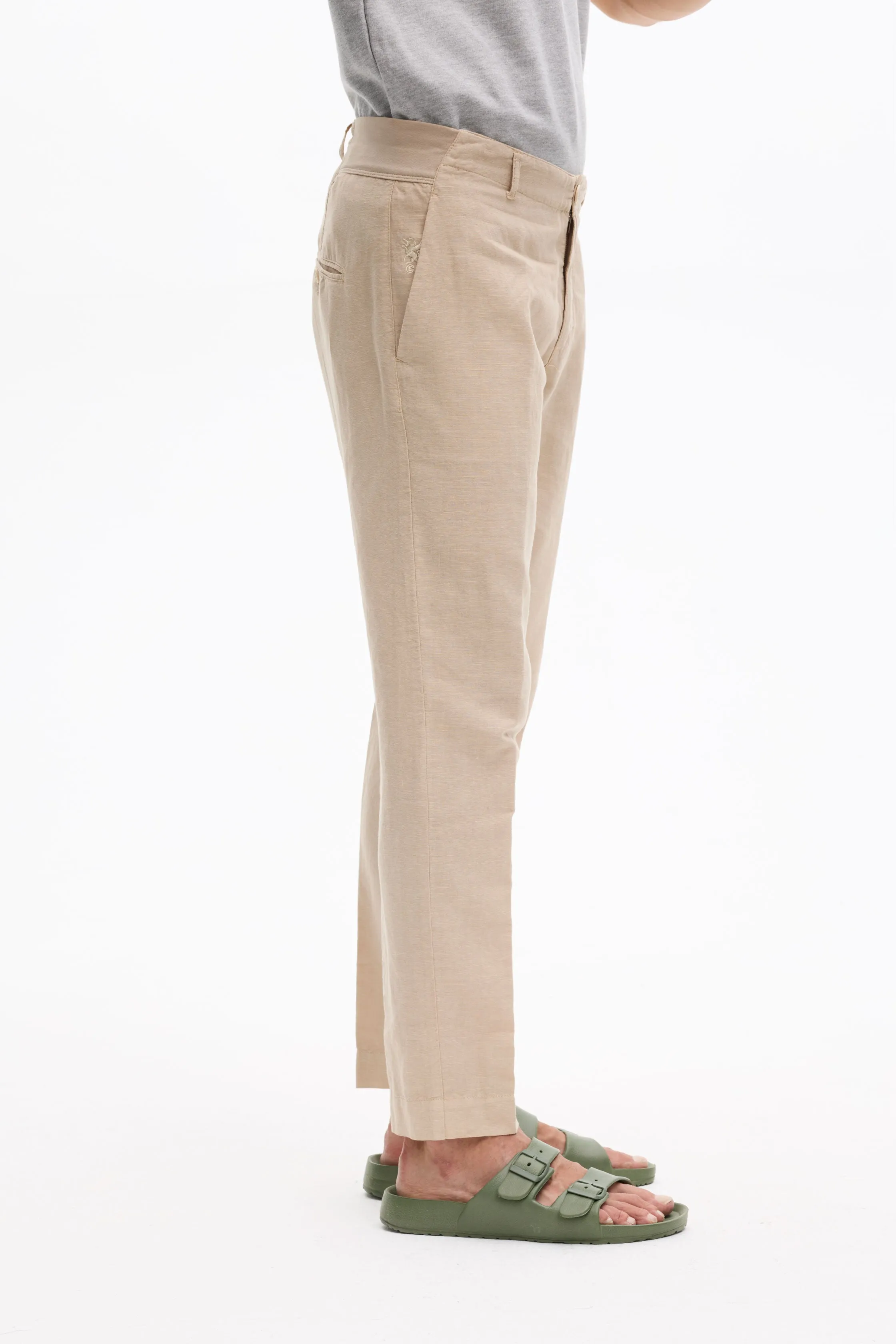 Confort Linen Chino Garment Dyed for Man 013U 7050 sold by European Culture product image thumbnail 4