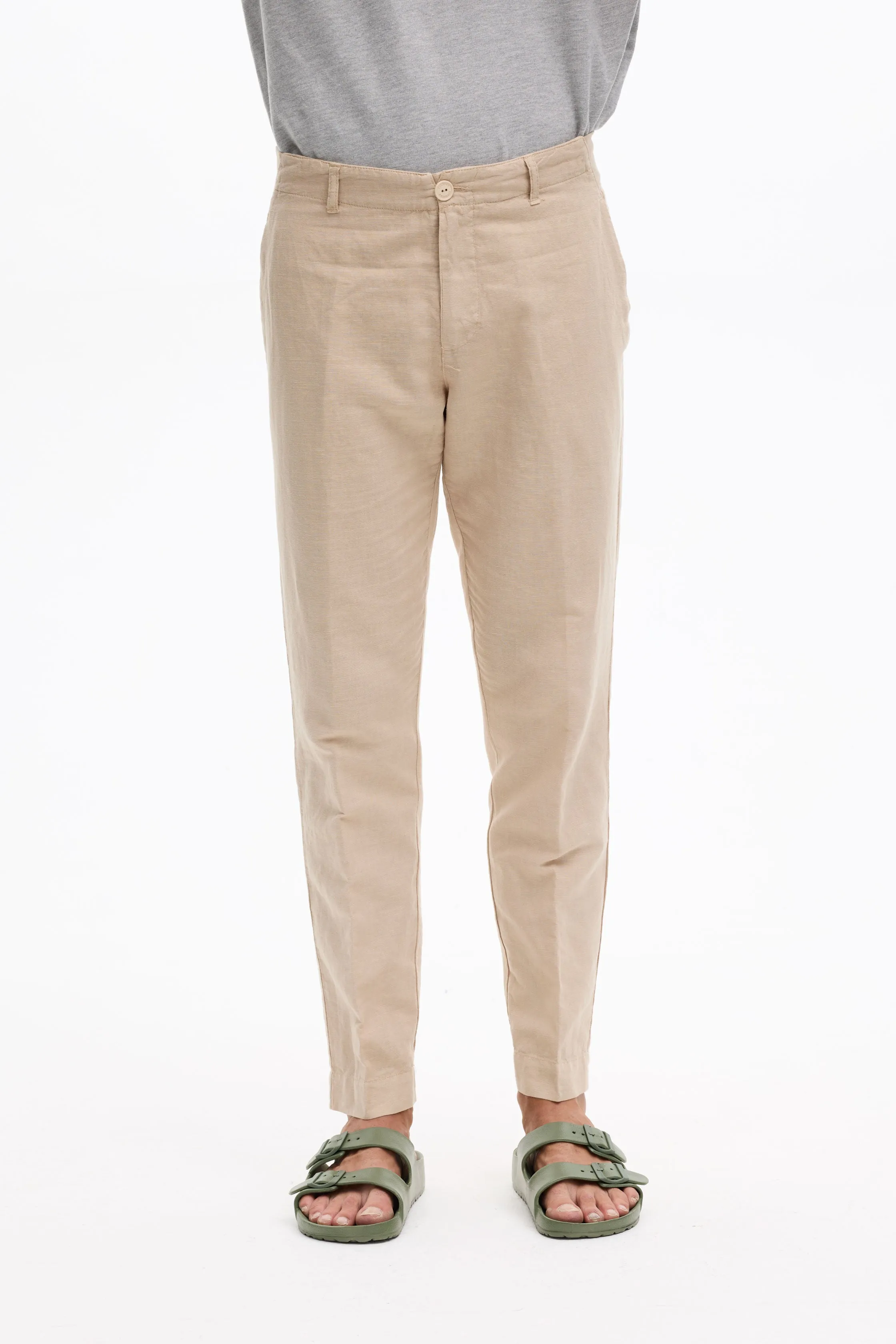 Confort Linen Chino Garment Dyed for Man 013U 7050 sold by European Culture product image thumbnail 2