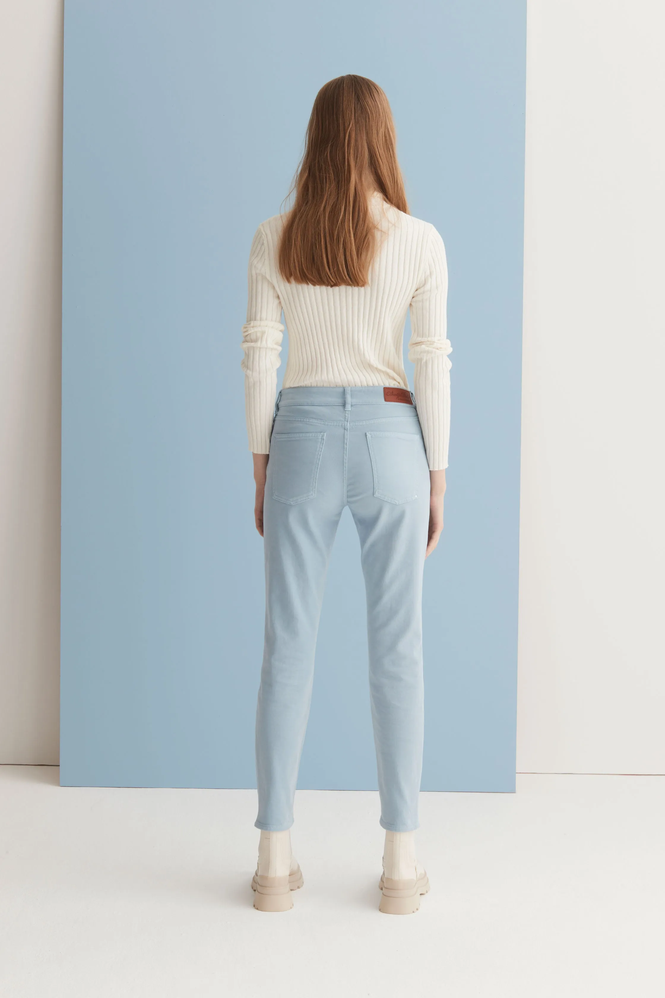 Skinny-Fit Pants Garment Dyed 05AU 3821 sold by European Culture product image thumbnail 3