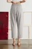 Carrot Pants in Cotton Sweatshirt Garment-Dyed 069U 2261 sold by European Culture