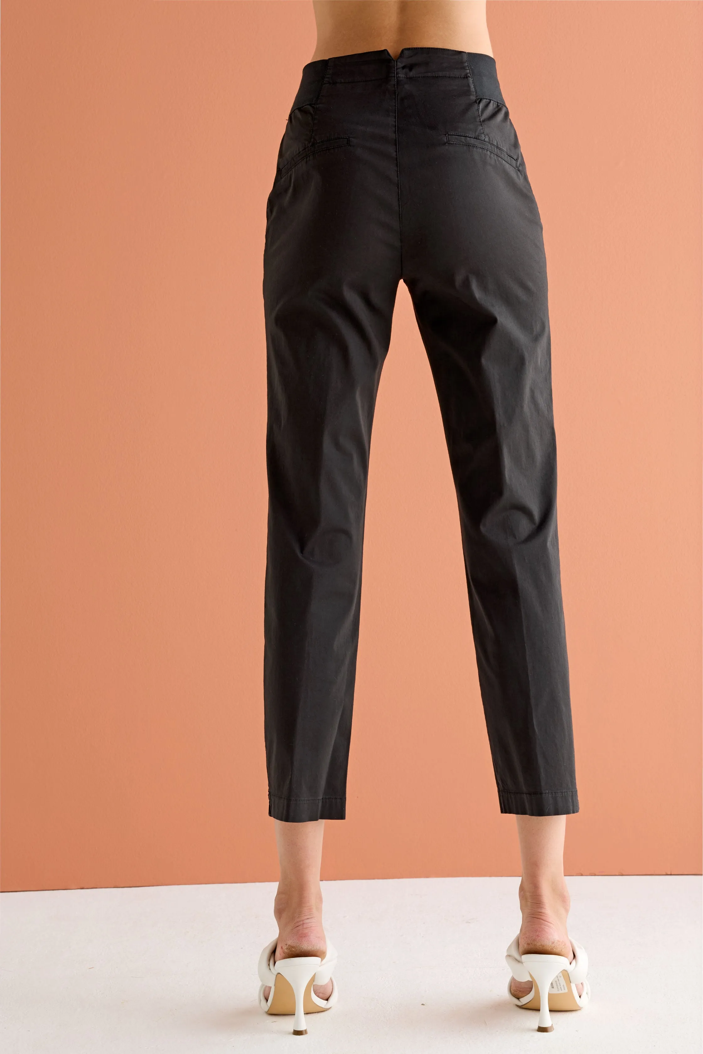 Skinny-Fit Slim-Leg Trousers Garment Dyed 06TU 6700 sold by European Culture product image thumbnail 3