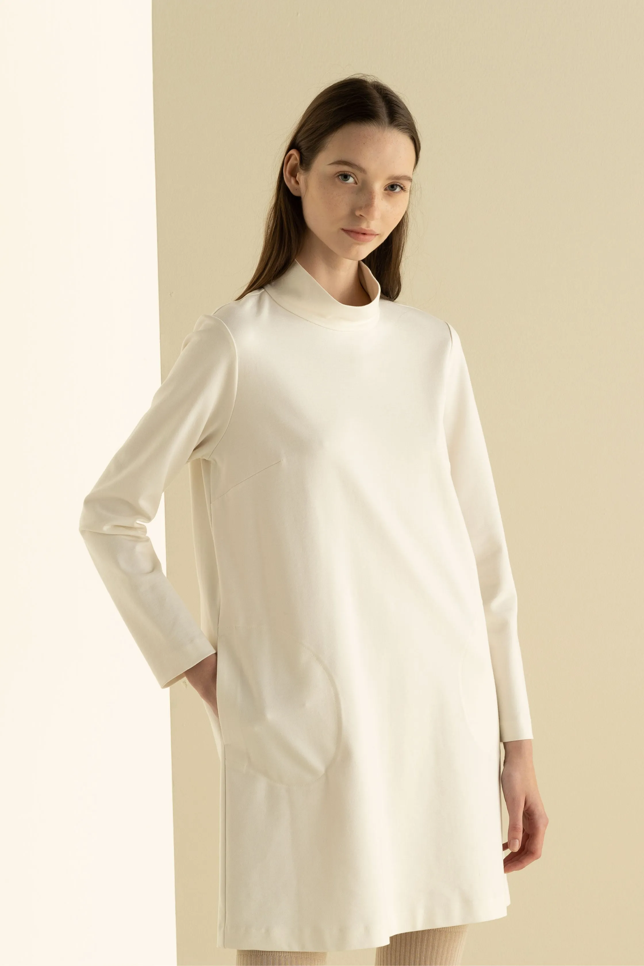 Short Jersey Dress Punto Roma 17A0 2575 sold by European Culture product image thumbnail 2