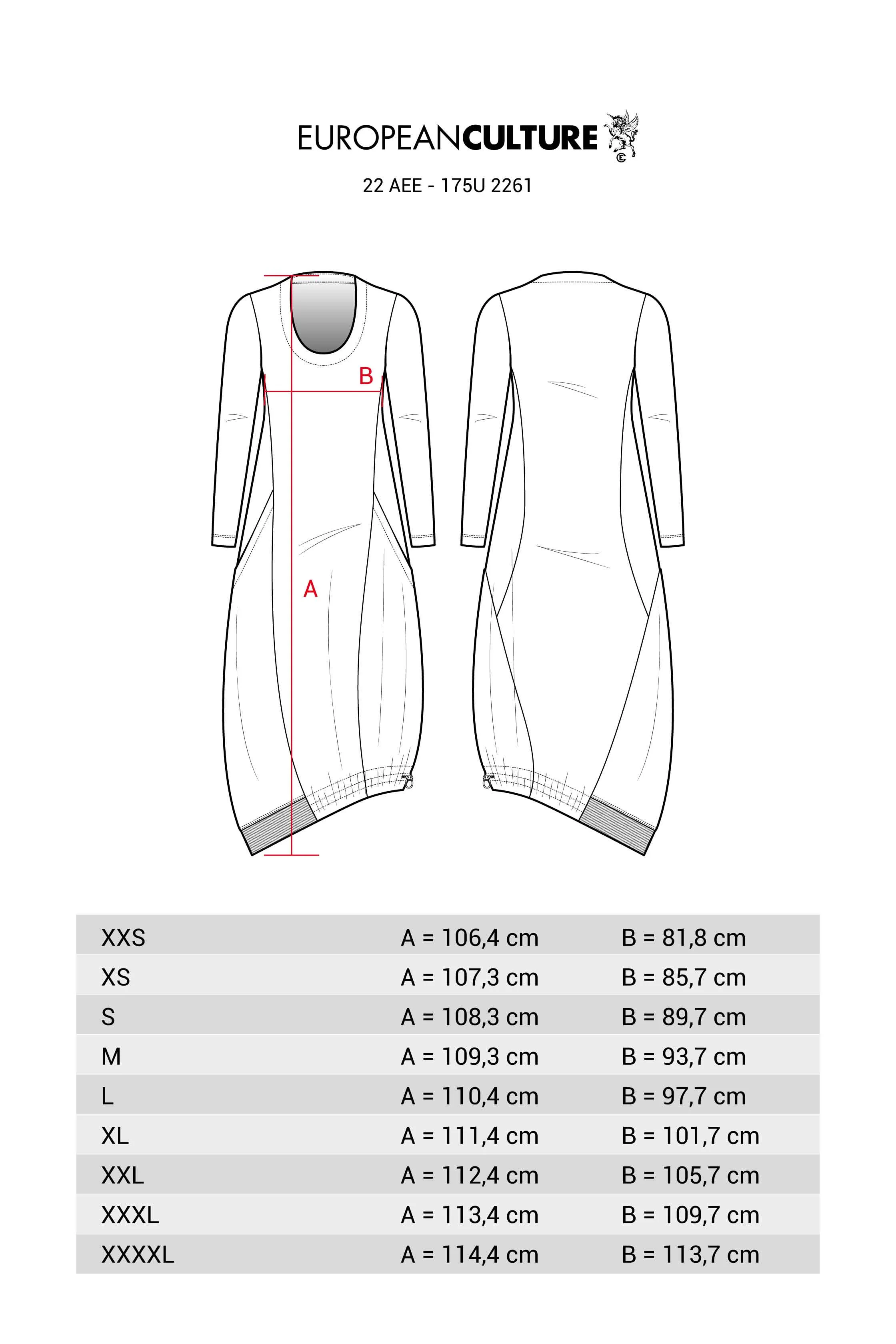 Asymmetrical Midi Dress Garment Dyed 175U 2261 sold by European Culture product image thumbnail 5