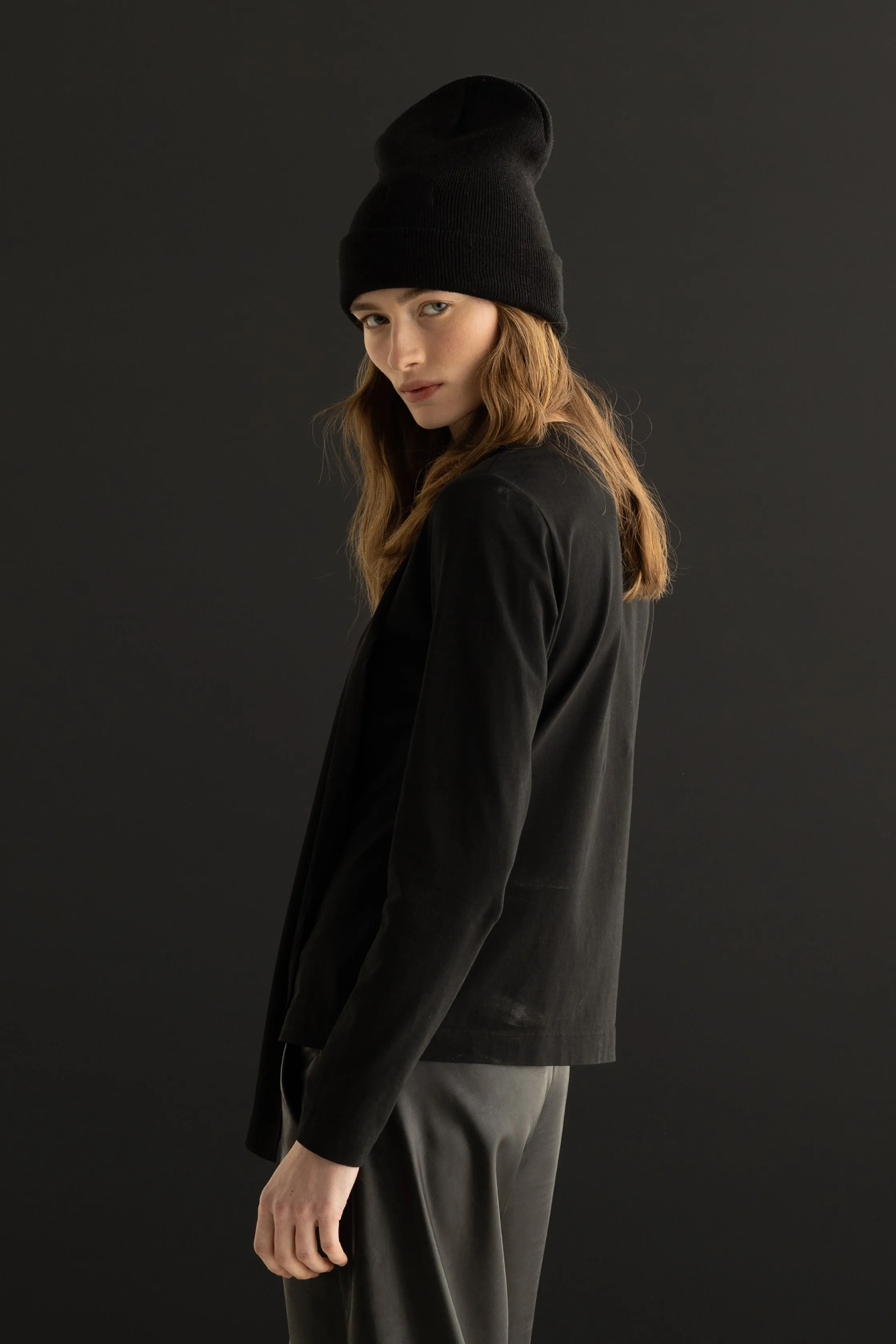 T-Shirt with Pleats Front Garment Dyed 3870 2841 sold by European Culture product image thumbnail 2