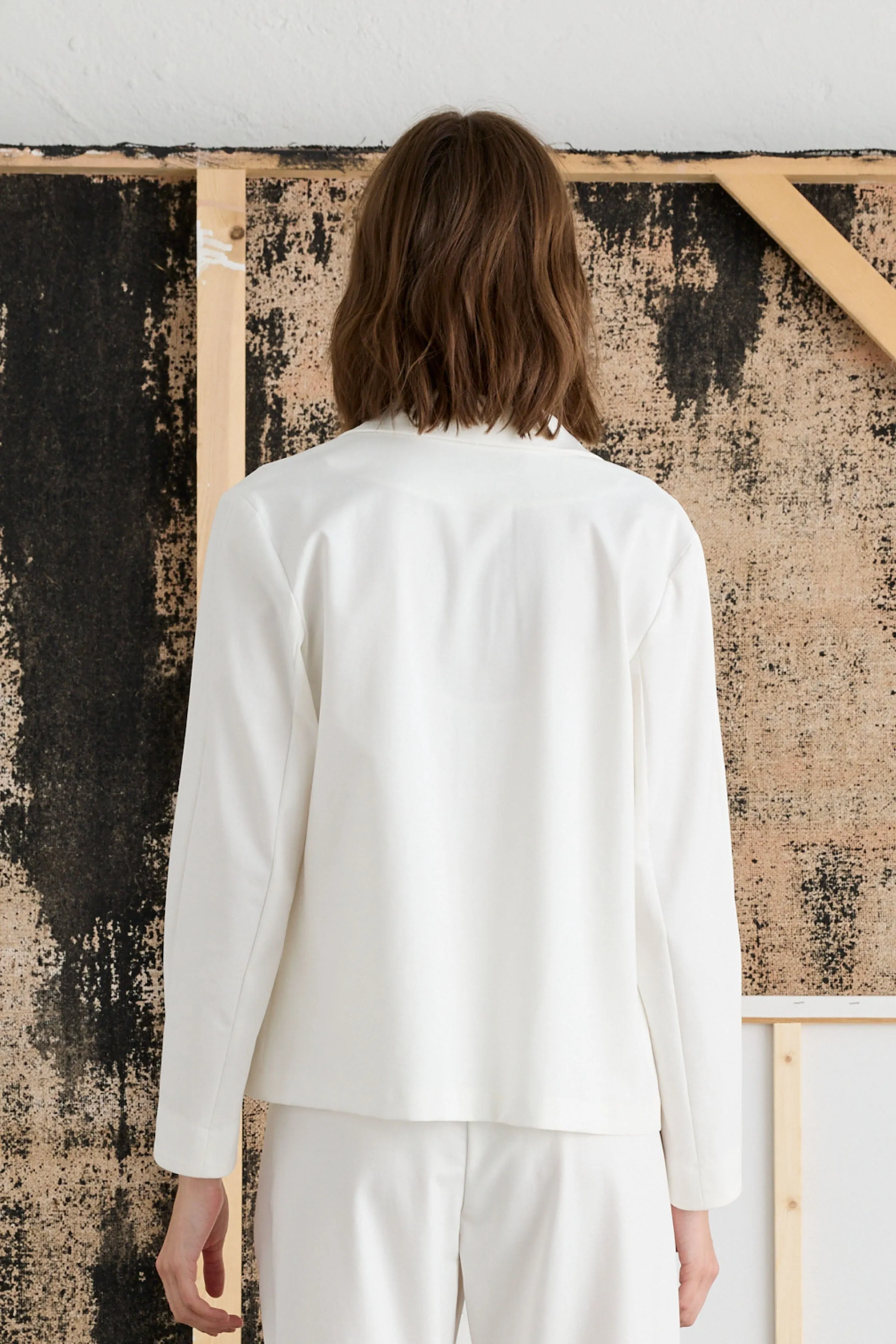 Shirt Jacket in Jersey Garment-Dyed 5870 2569 sold by European Culture product image thumbnail 3