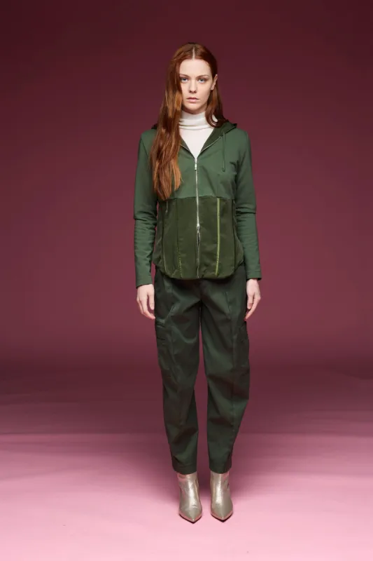 Stretch Cotton Gabardine Cargo Pants Garment Dyed 06HU 3836 sold by European Culture