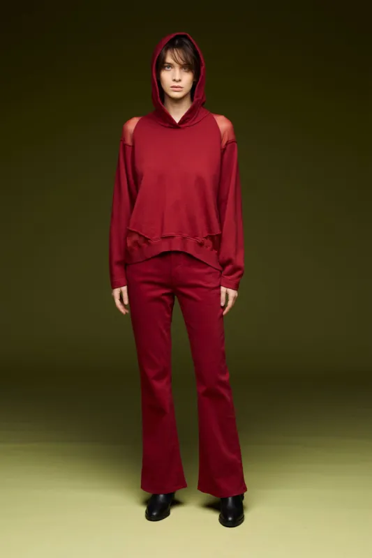 Raglan Hooded Sweatshirt Garment Dyed 496U 1047 sold by European Culture