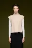 Waistcoat with Mock Neck M860 9500 sold by European Culture