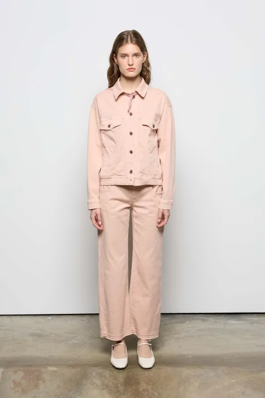Garment-Dyed Cropped Pants 053U 3881 sold by European Culture